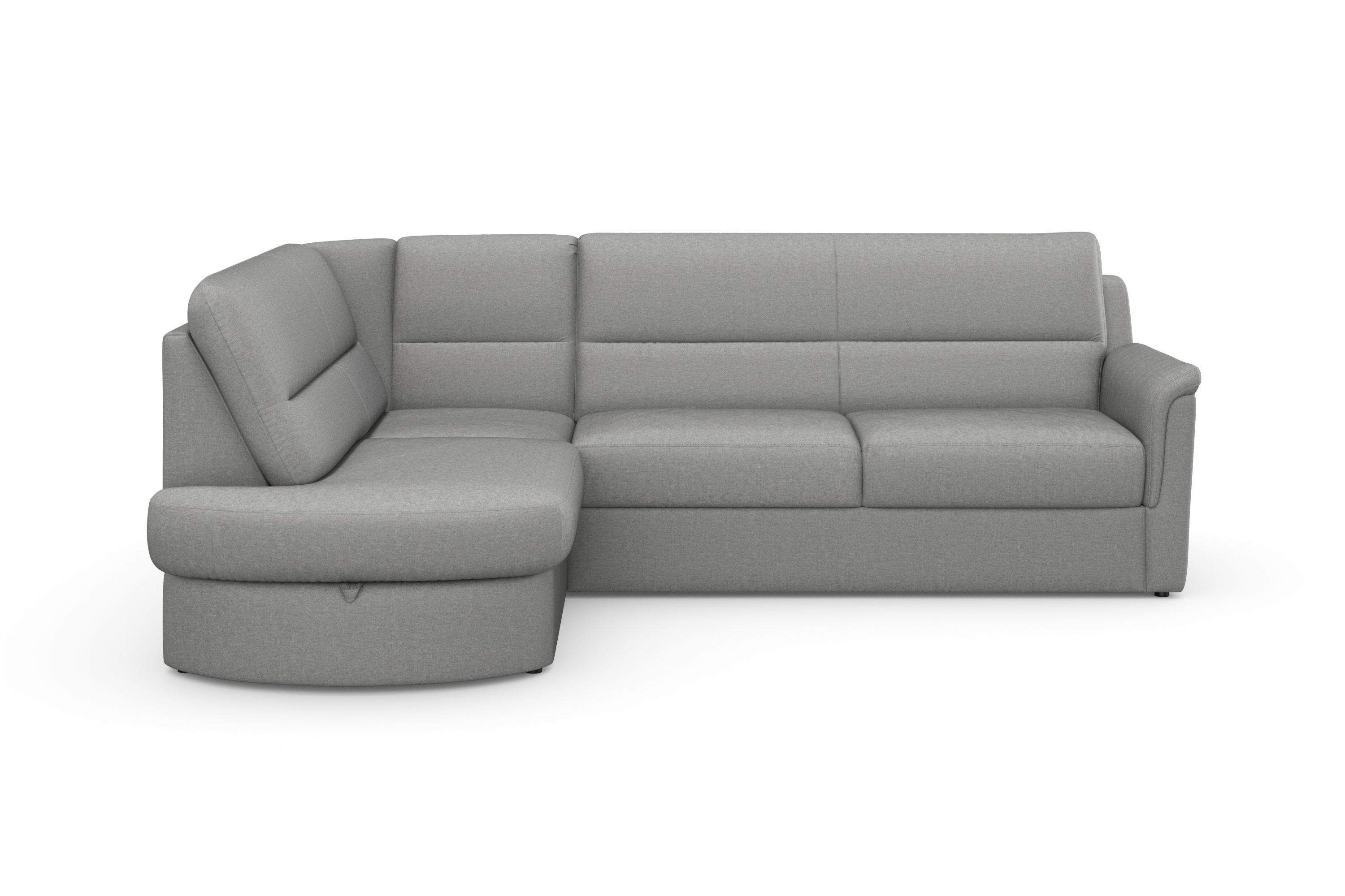 sit&more Ecksofa "Panini L-Form" wahlweise mit Schlaffunktion und Bettkasten