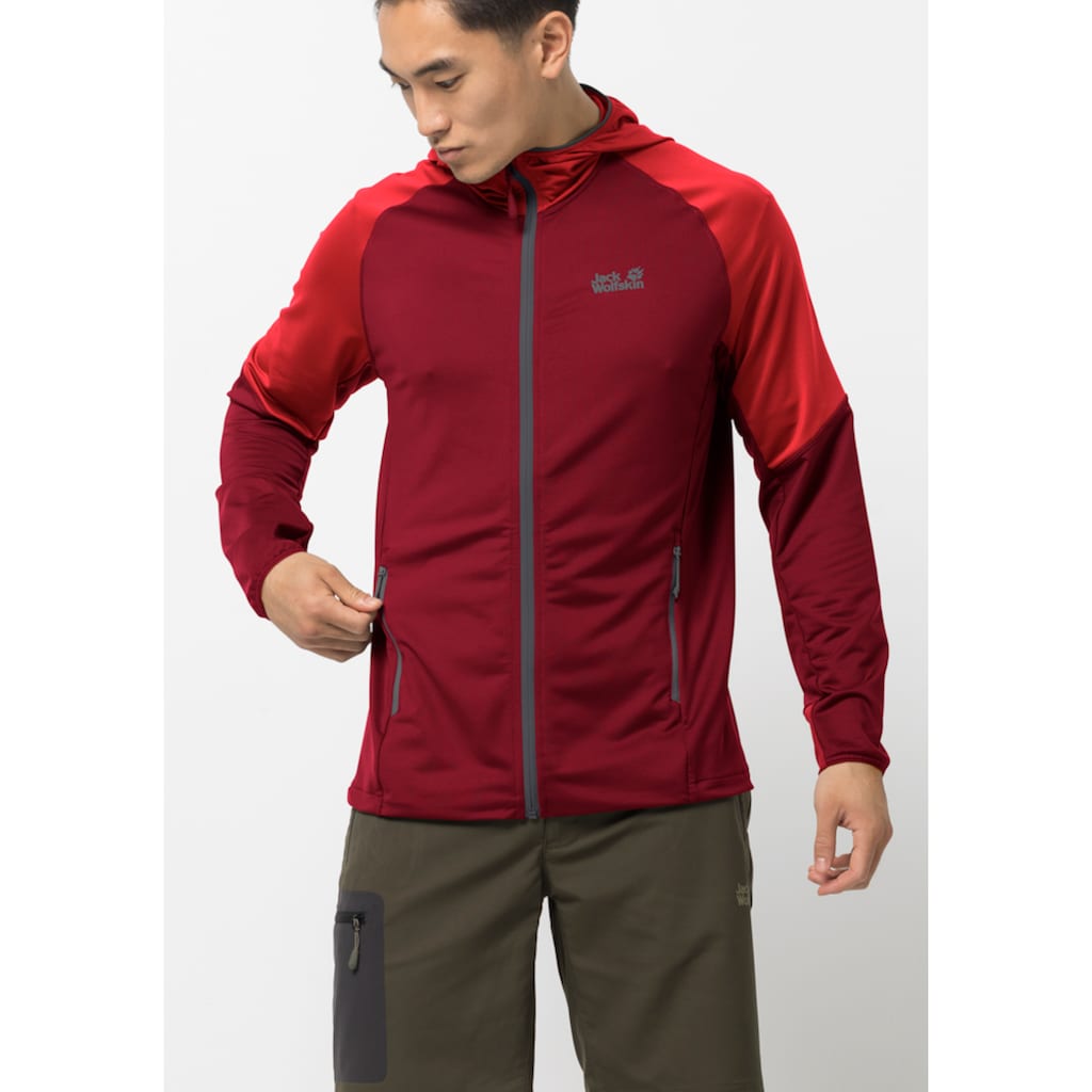 Jack Wolfskin Fleecejacke »HYDRO III JKT M«, mit Kapuze