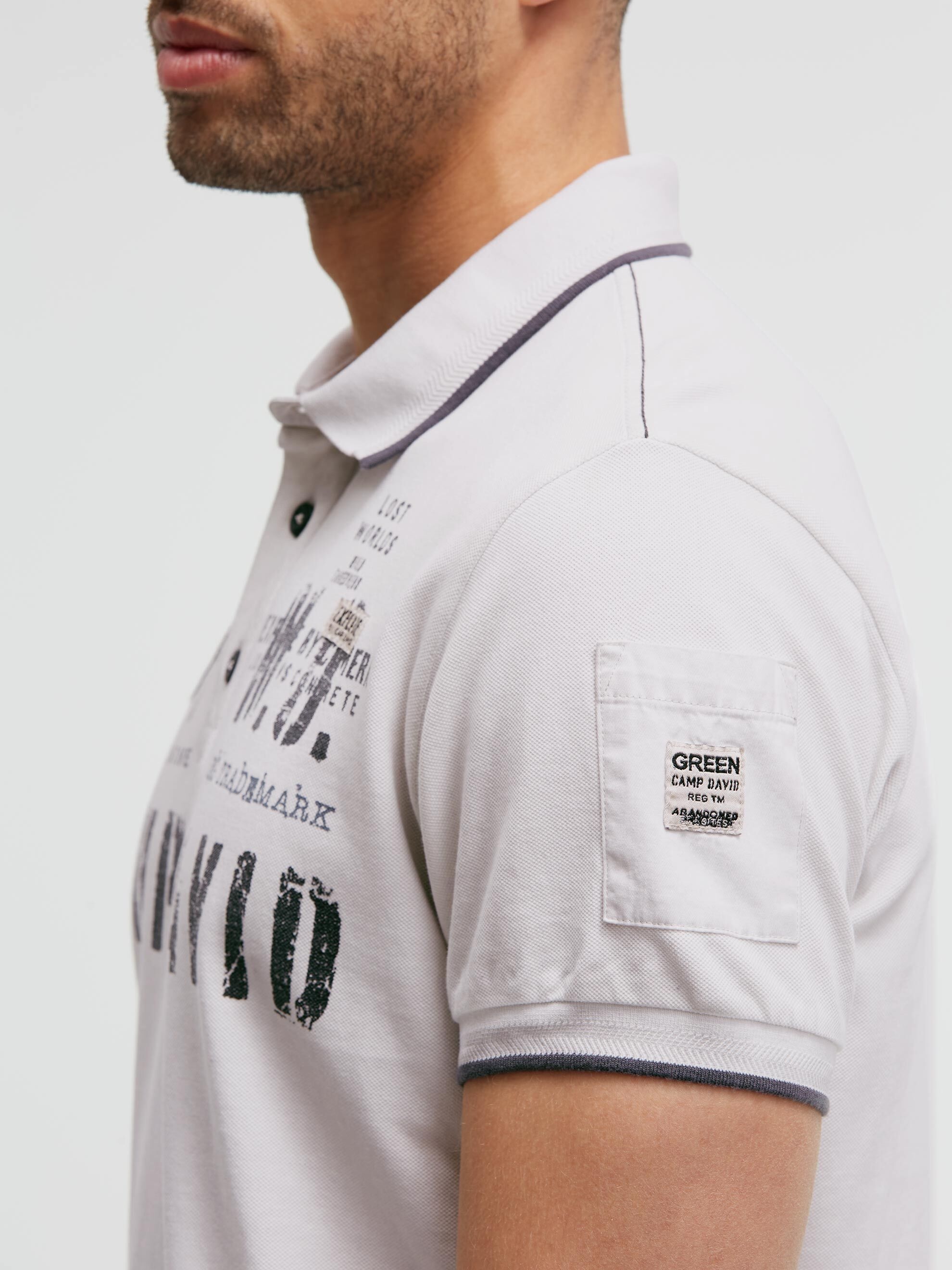 CAMP DAVID Poloshirt aus Baumwolle