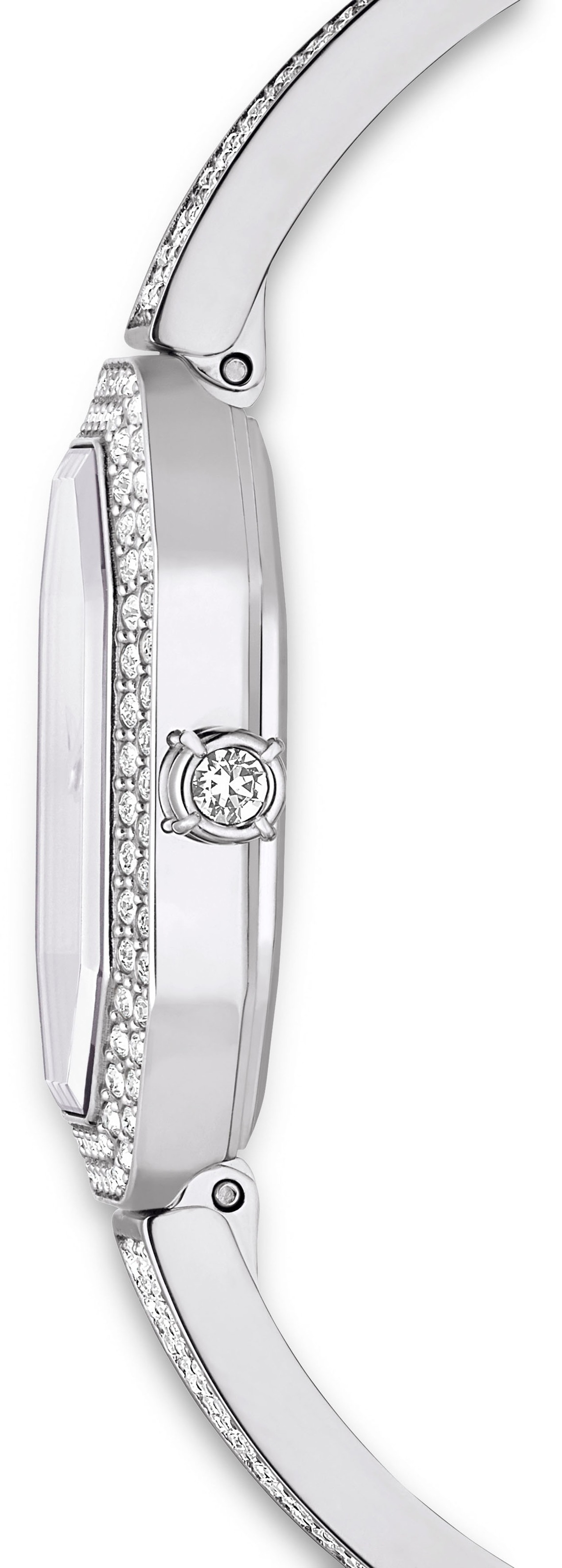 Swarovski Quarzuhr »DEXTERA BANGLE«, Armbanduhr, Damenuhr, Swarovski-Kristalle, Swiss Made