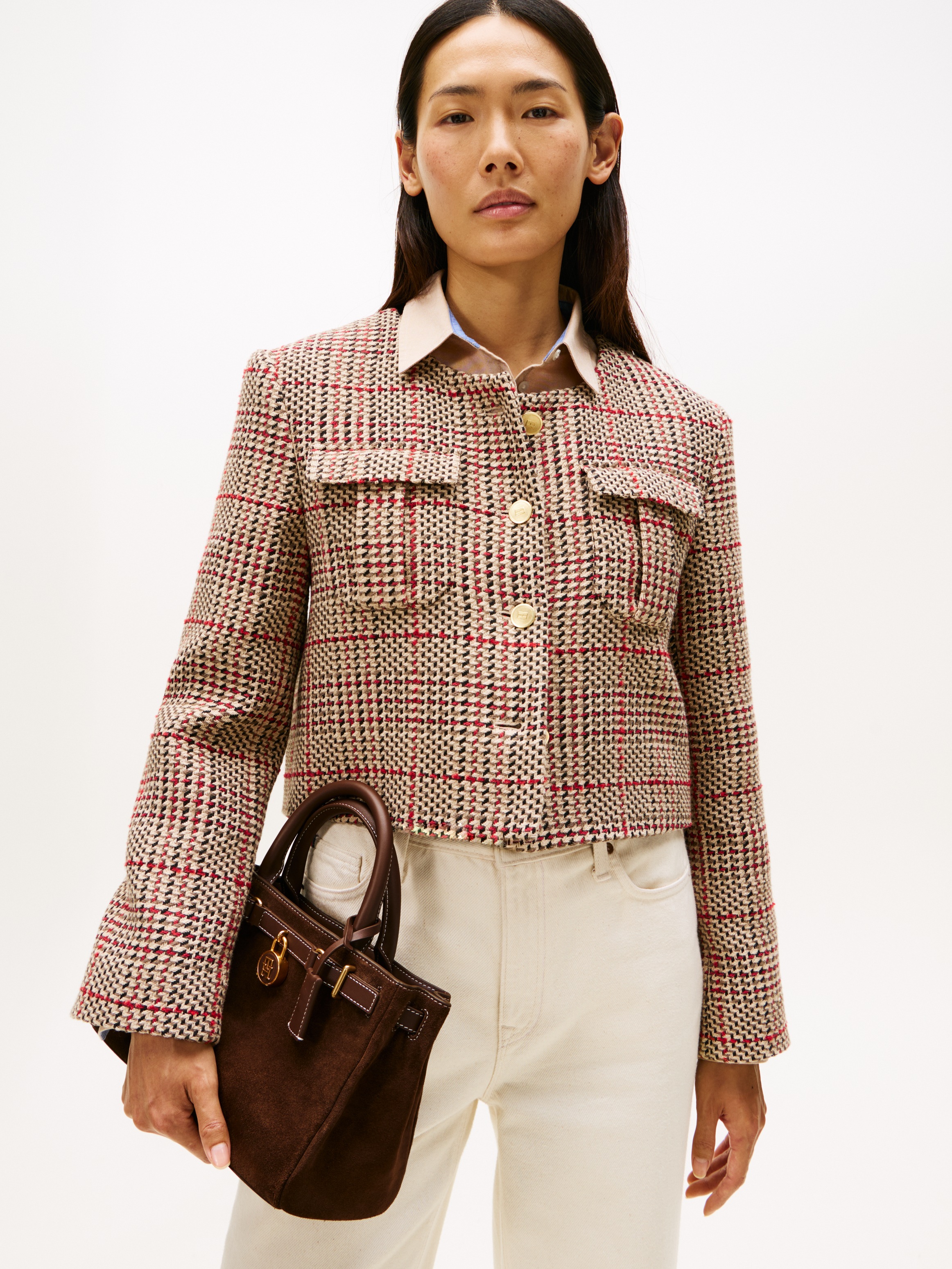 Tommy Hilfiger Tragetasche "AMERICAN ICON MINI TOTE SUEDE LE", Damen Handta günstig online kaufen