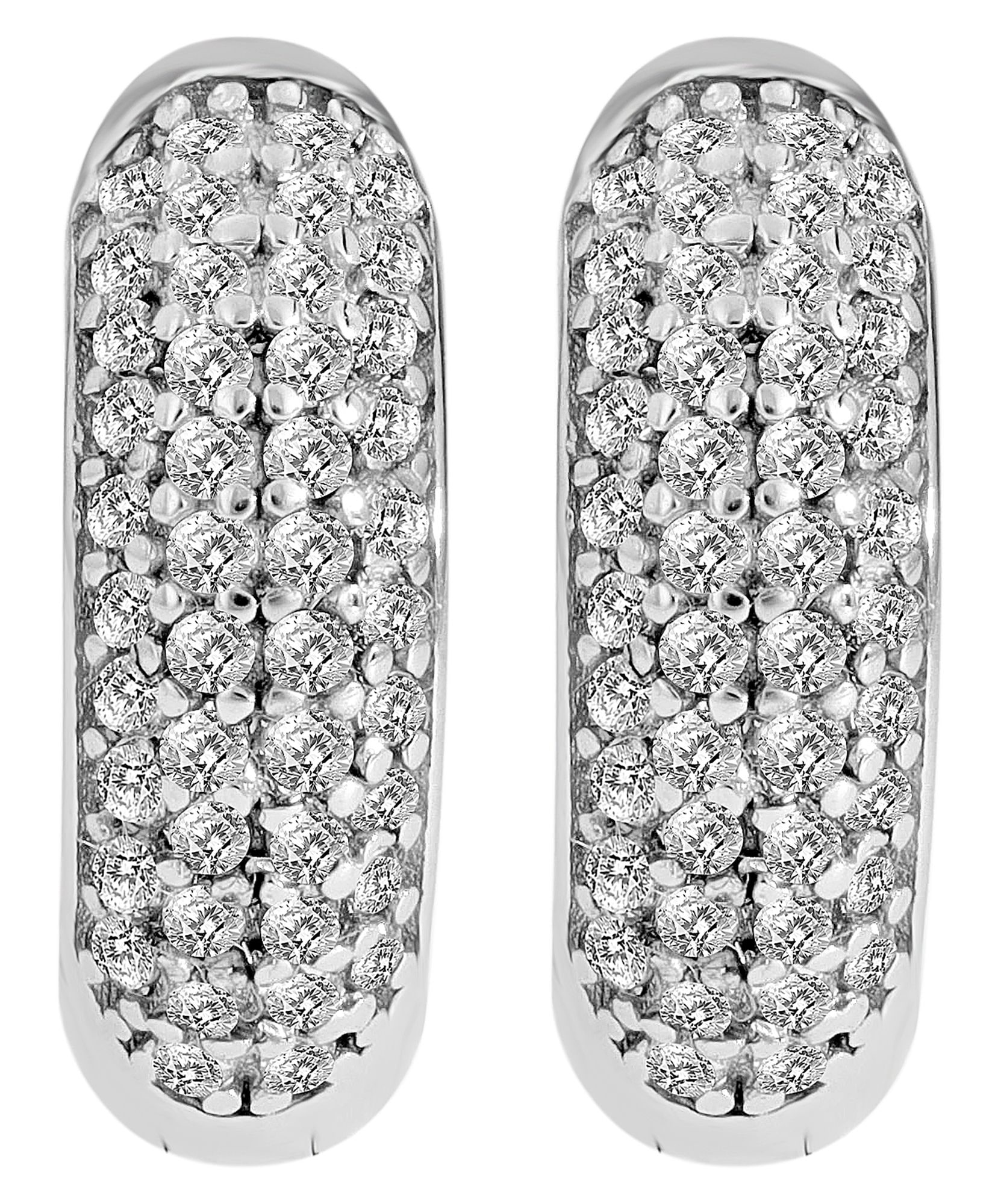 Adelia´s Klappcreolen "Damen Ohrringe – Klappcreole aus 925 Silber mit Zirk günstig online kaufen