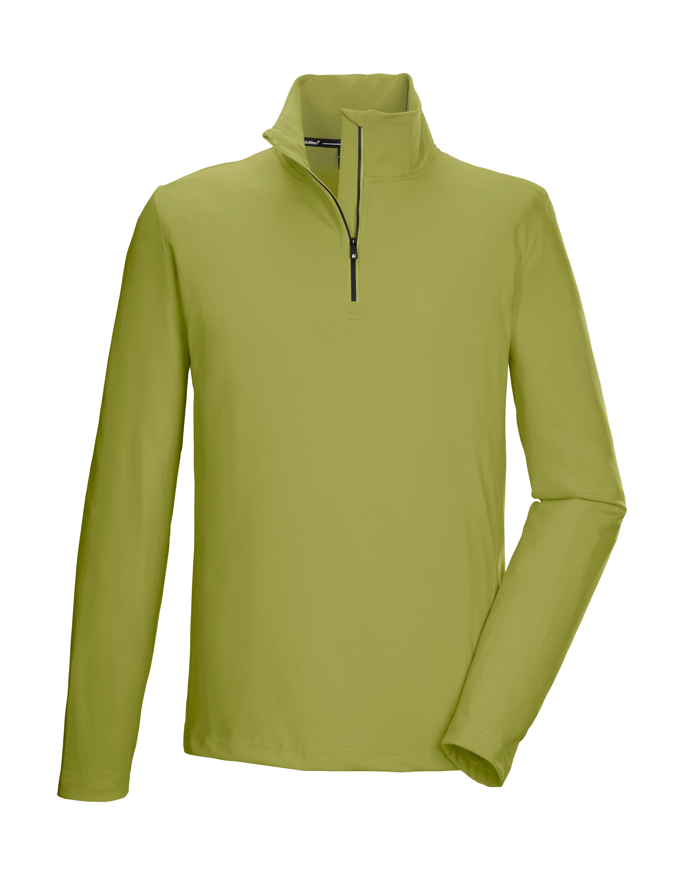 Killtec Langarmshirt "KSW 71 MN FLX SHRT" Funktionsshirt mit Stehkragen, warm, bequem, Zipper mit Kinnschutz