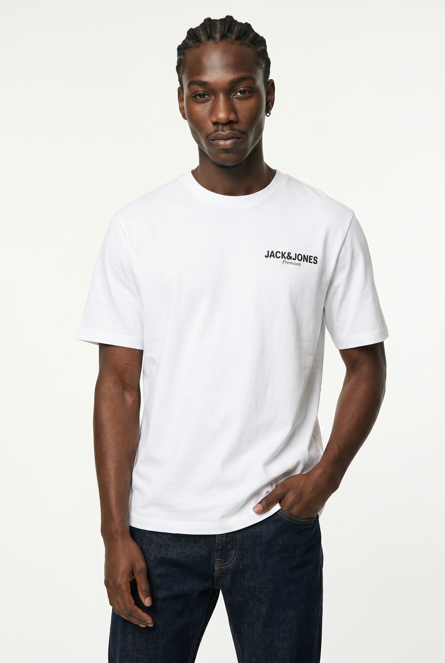 Jack & Jones T-Shirt "Jprblaoscar Ss Tee Fst" Mit Logo Schriftzug