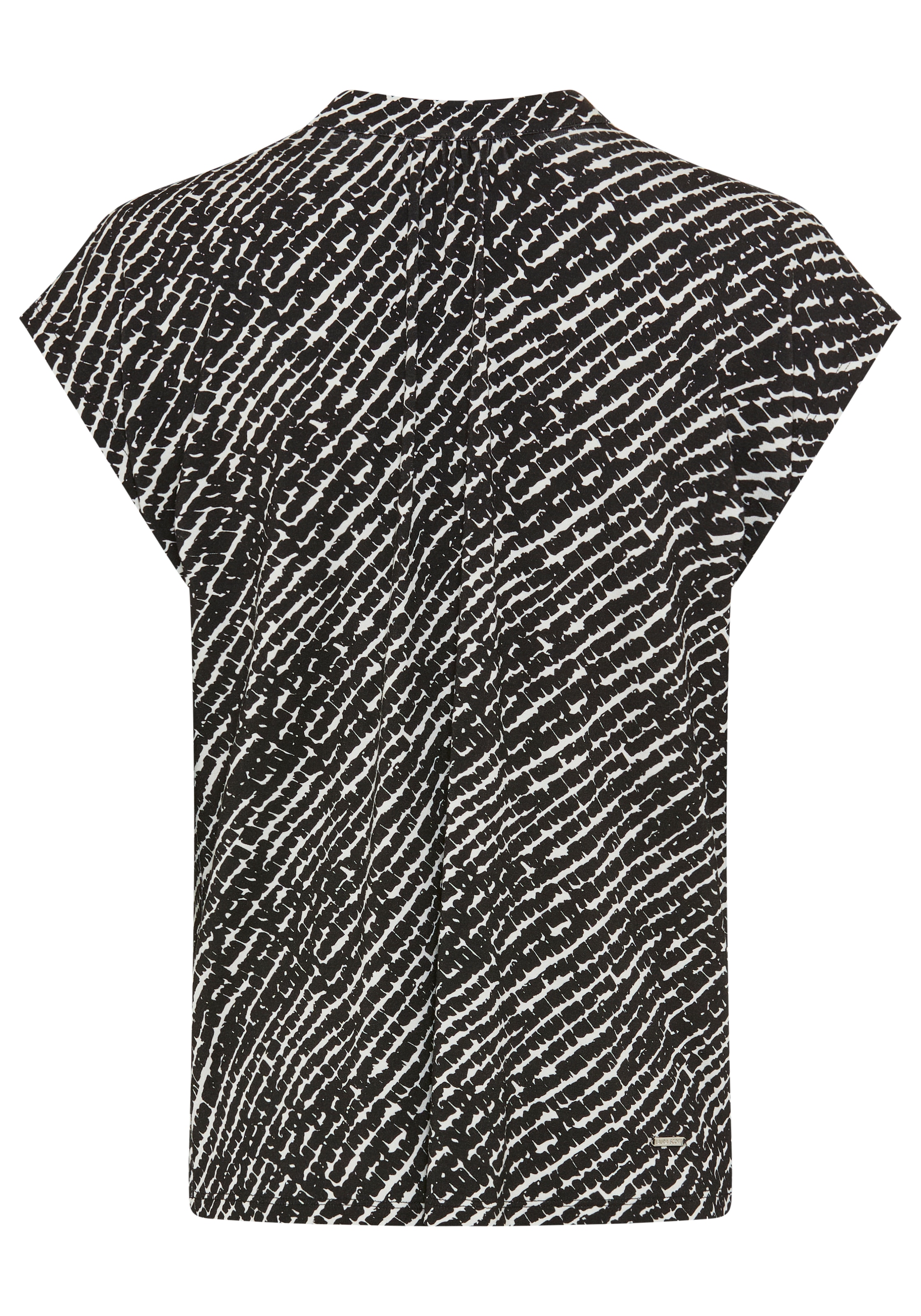 Laura Scott Kurzarmshirt, mit modischem Muster - NEUE KOLLEKTION