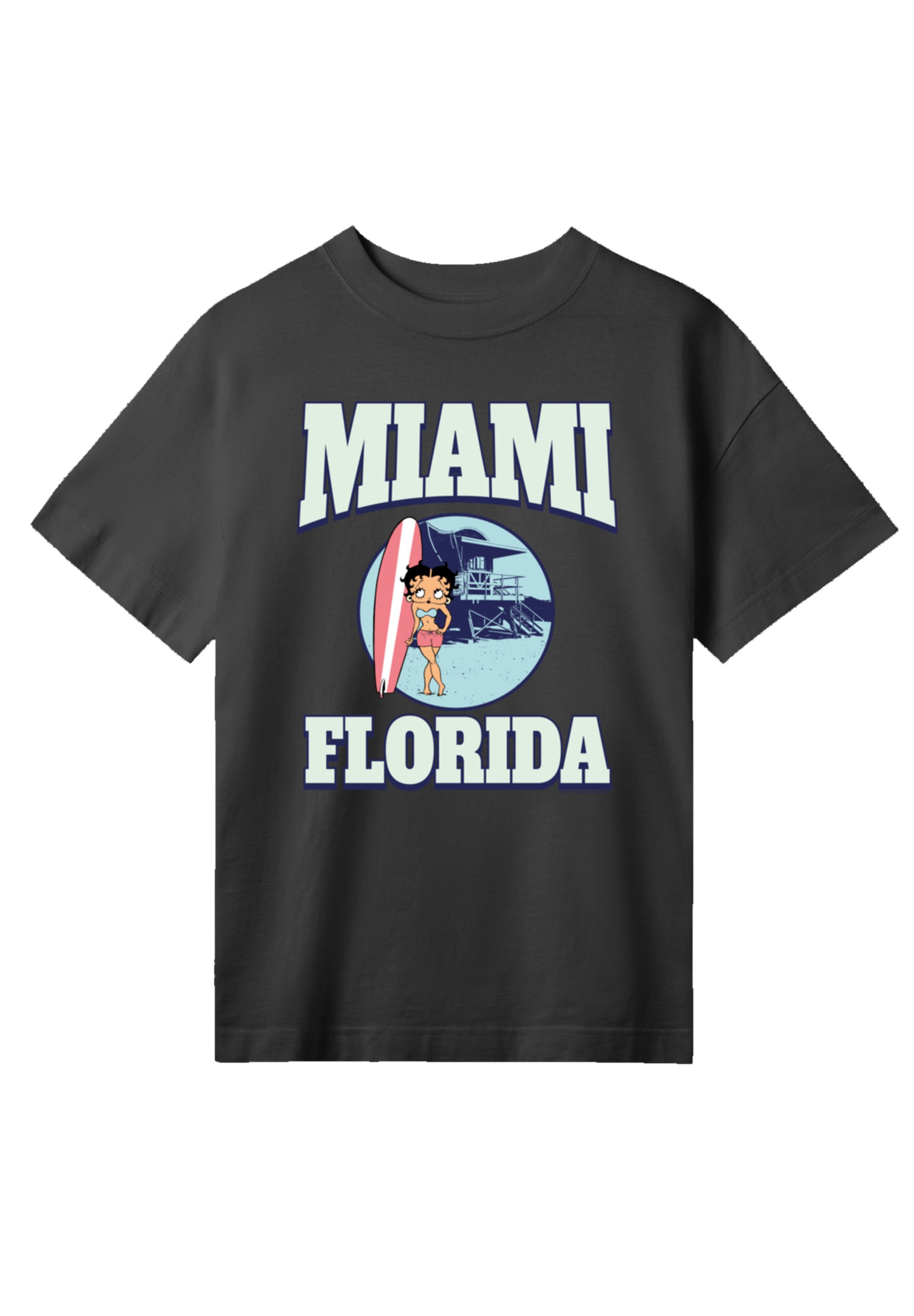 F4NT4STIC T-Shirt »Betty Boop Miami Florida Surf Scene« Premium Qualität