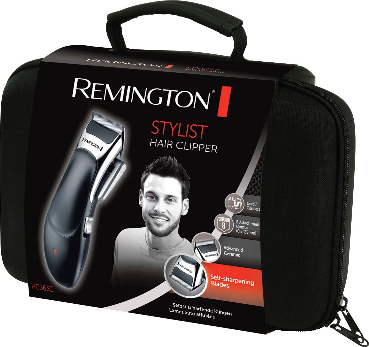 Remington Haarschneider »Stylist, HC363C -«, 8 Aufsätze, für Herren - 8  Kammaufsätze, kabellos, Profi-Koffer online kaufen | BAUR