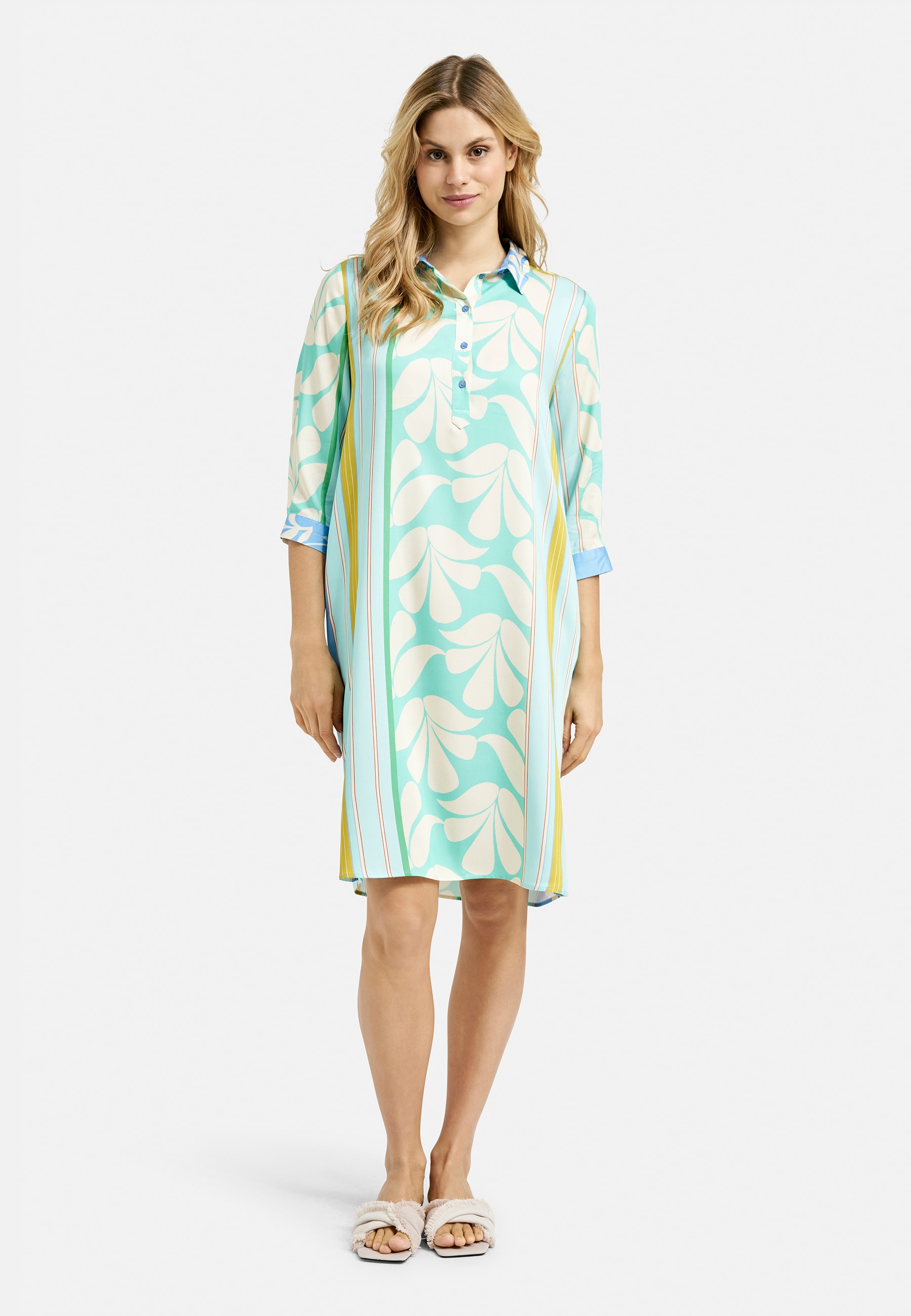 Milano Italy Sommerkleid Ohne Taschen mit Seitenschlitze günstig online kaufen