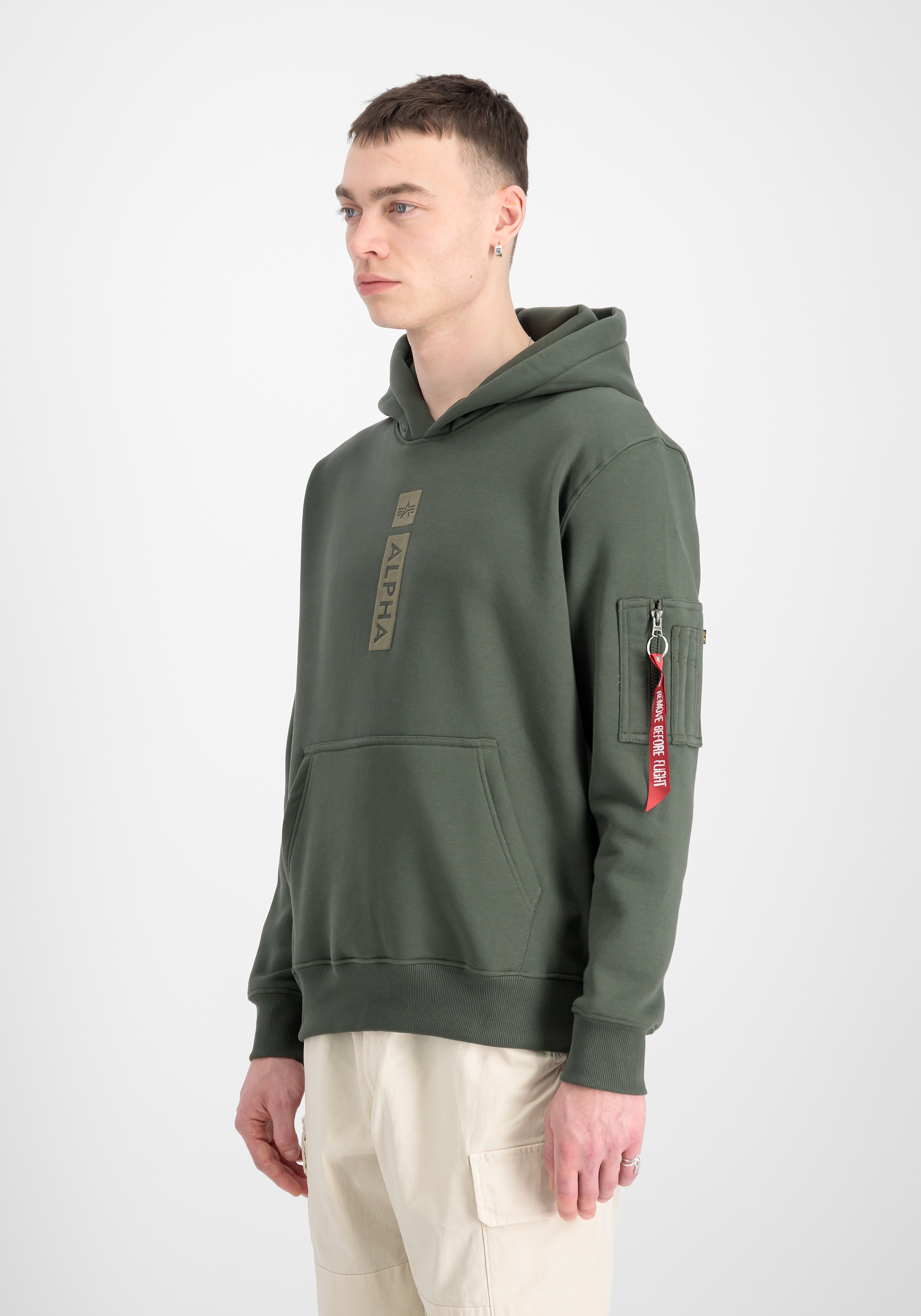 Alpha Industries "Alpha Puff Print Hoodie"