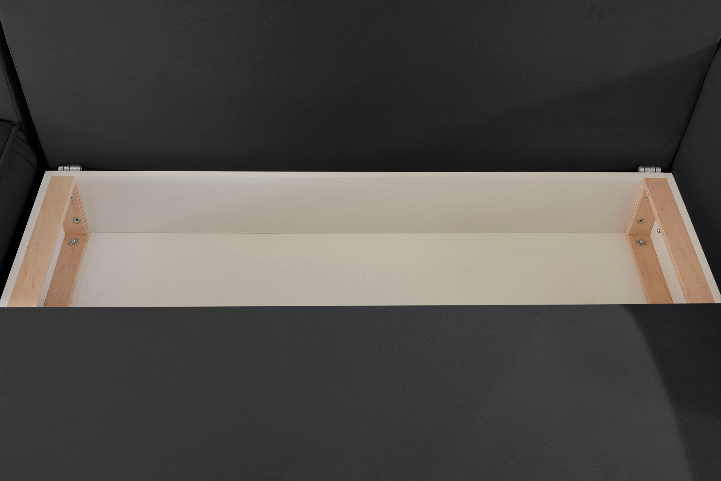 INOSIGN Ecksofa »Marva L-Form«, incl. Bettfunktion und Bettkasten, Federkern