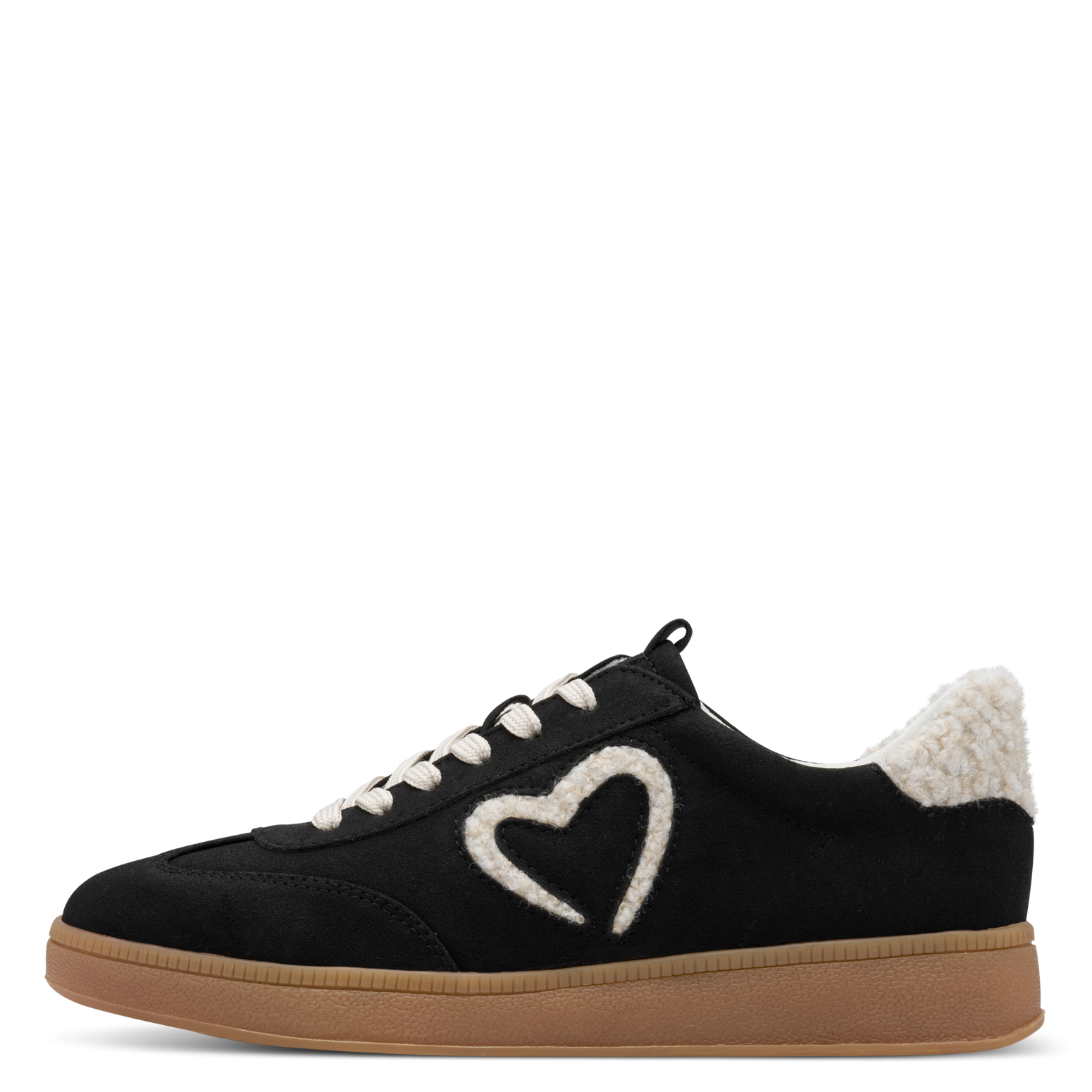MARCO TOZZI by GMK Plateausneaker, Freizeitschuh, Halbschuh, Schnürschuh mit Plüsch-Details