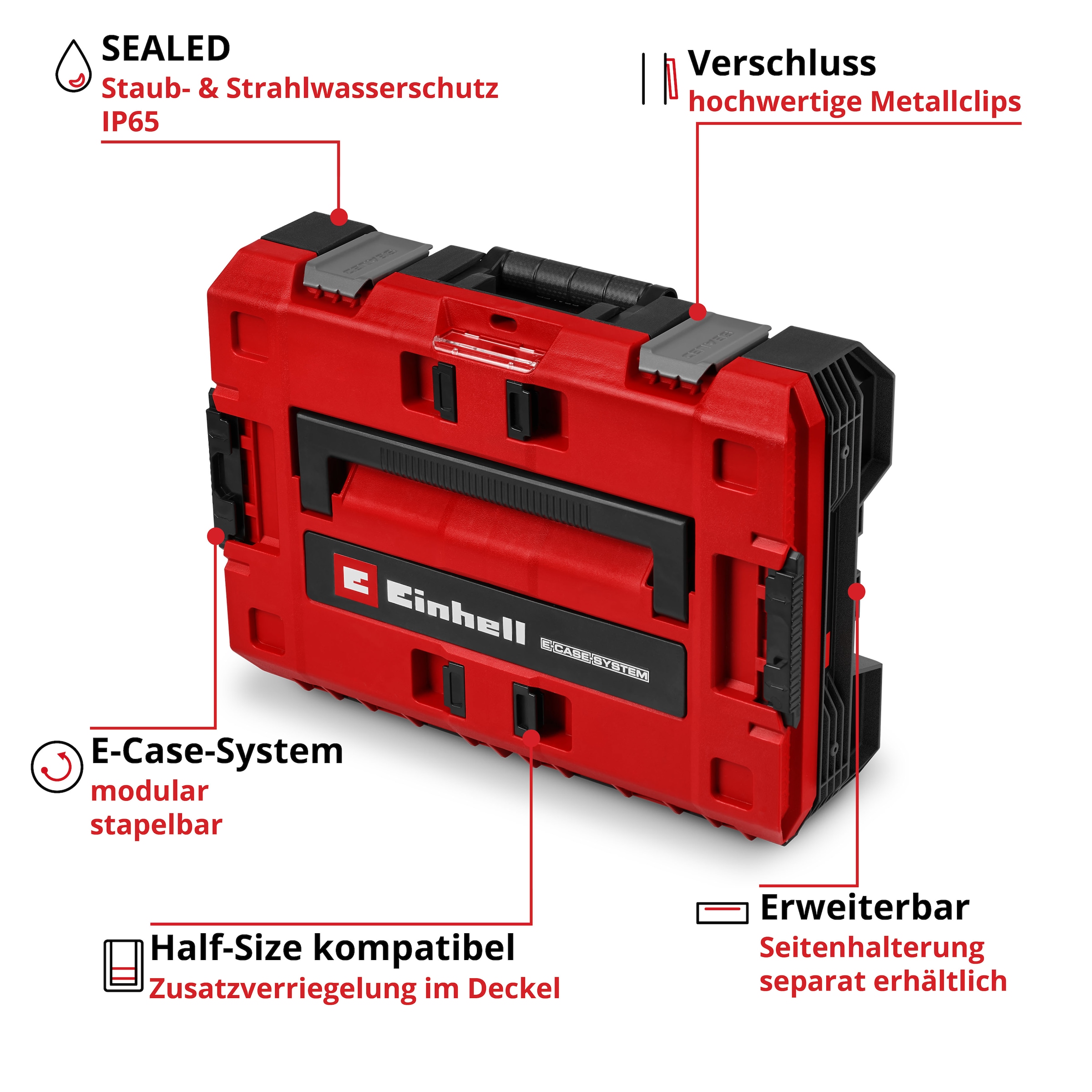 Einhell Werkzeugkoffer »E-Case S-F SEALED«