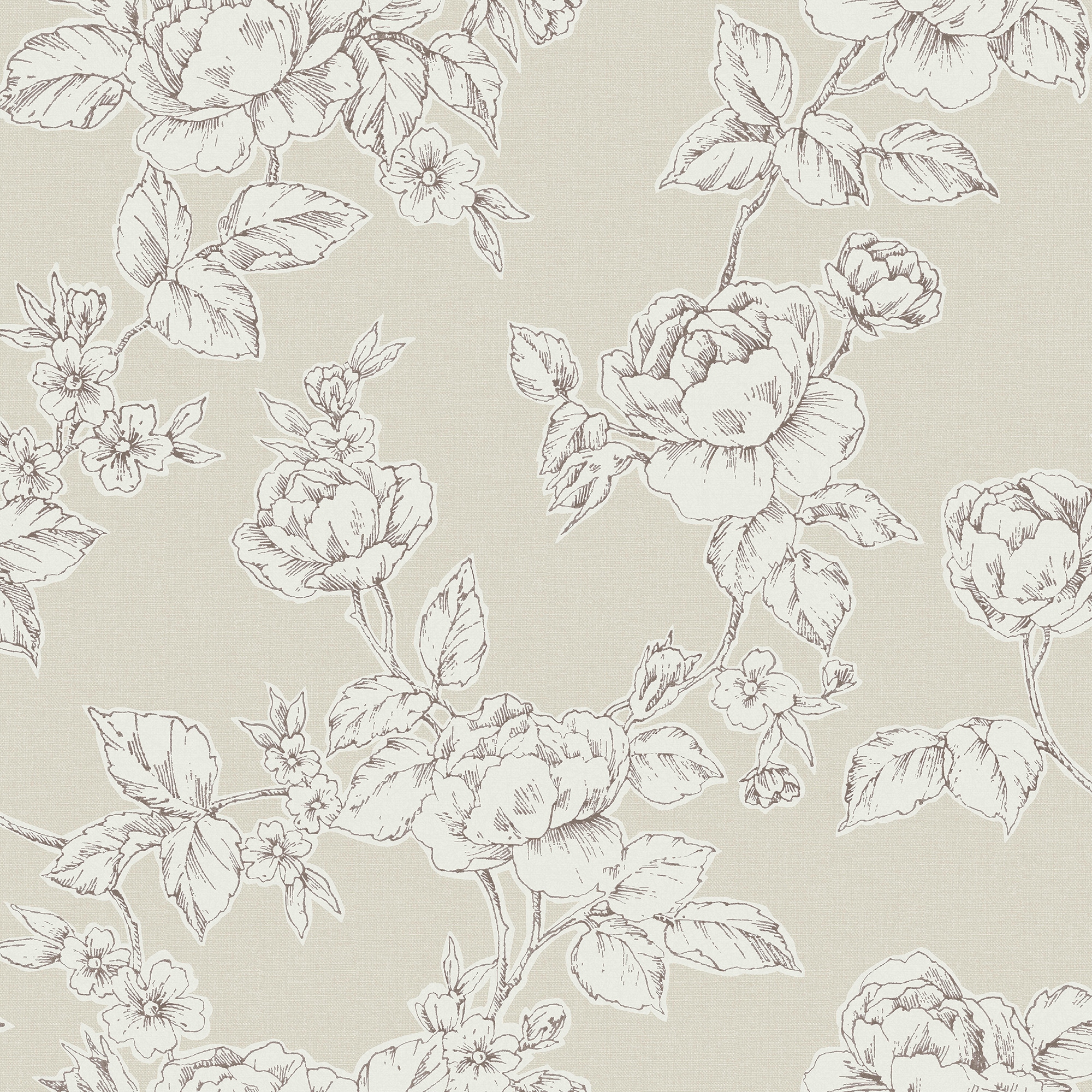 LAURA ASHLEY Vliestapete »Pollington Roses«, geblümt, 10mx52cm (ca. 5m2)