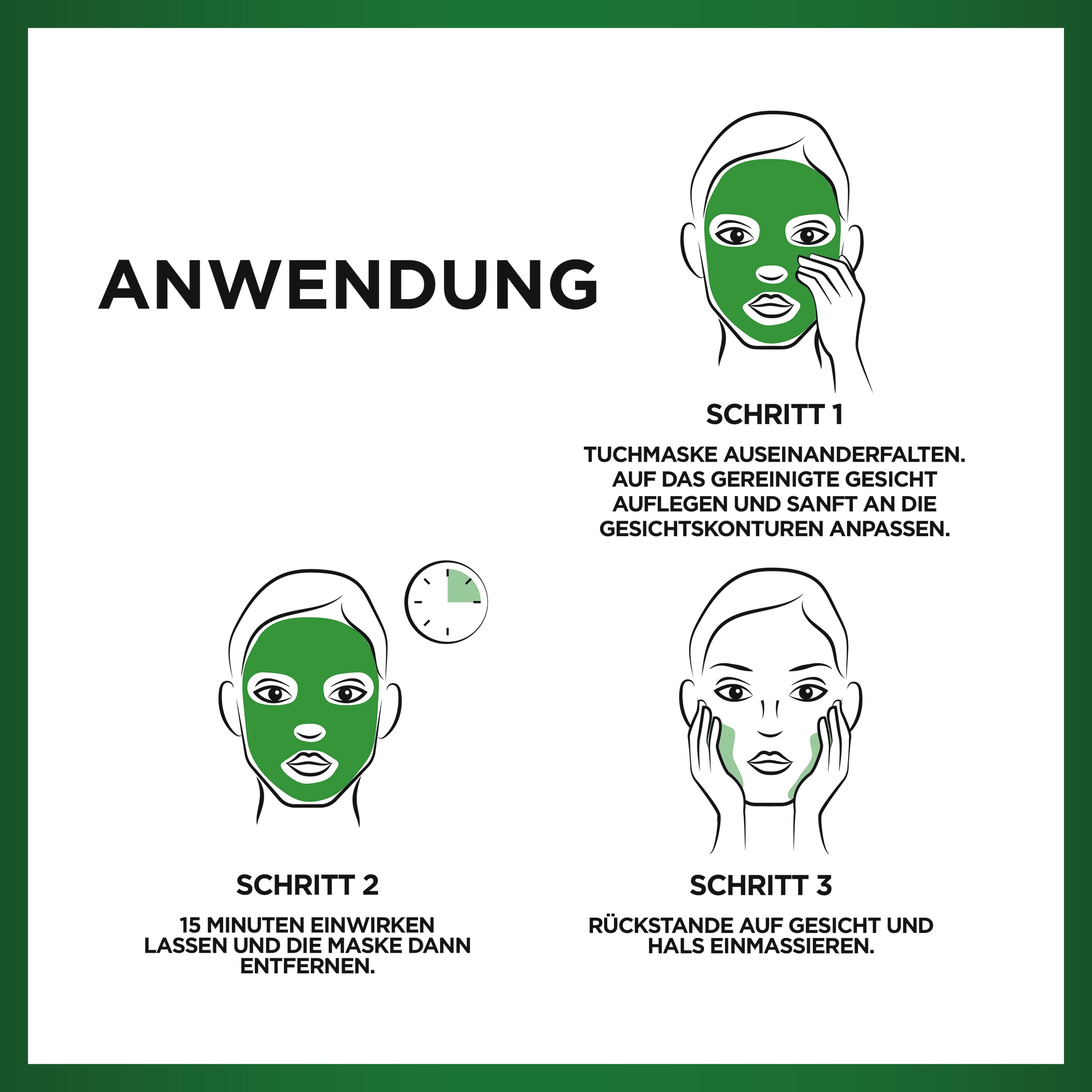 GARNIER Kosmetik-Adventskalender »Garnier Tuchmasken 24er Adventskalender« ab 13 Jahren mit Hyaluron, entspannend