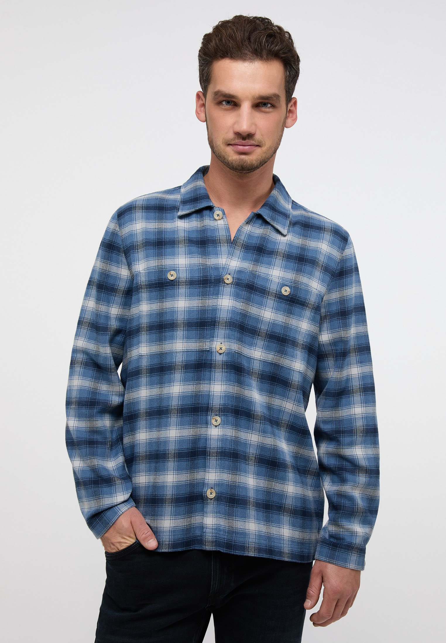 Eterna Langarmhemd "MODERN FIT" günstig online kaufen