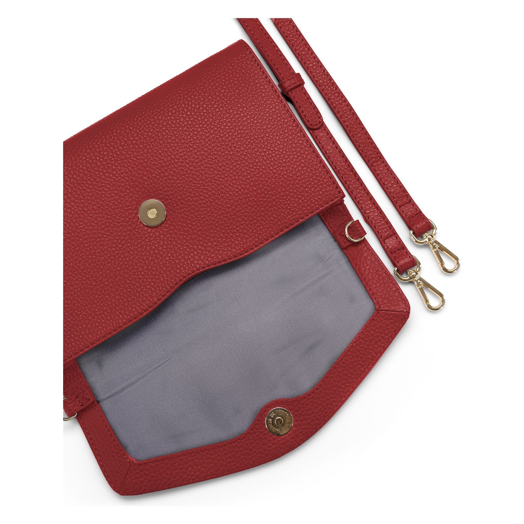 Lazarotti Clutch »Bologna Leather Clutch Umhängetasche Leder 23 cm«