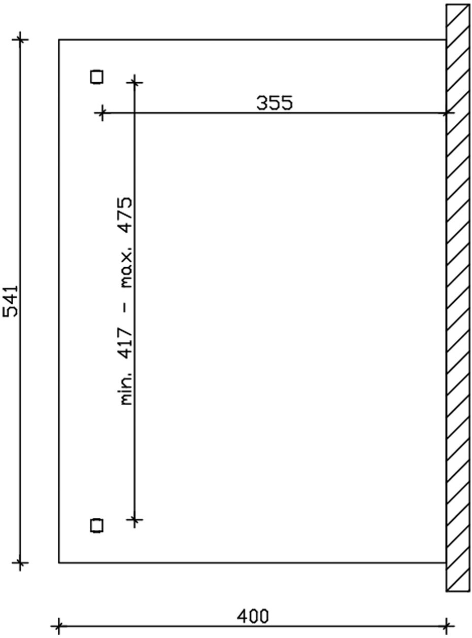 Skanholz Terrassendach »Ancona« Leimholz
