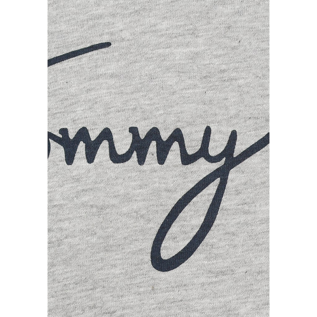 Tommy Hilfiger T-Shirt »HERITAGE CREW NECK GRAPHIC TEE«, mit Tommy Hilfiger Script Logo-Schriftzug & Logo-Flag am Saum