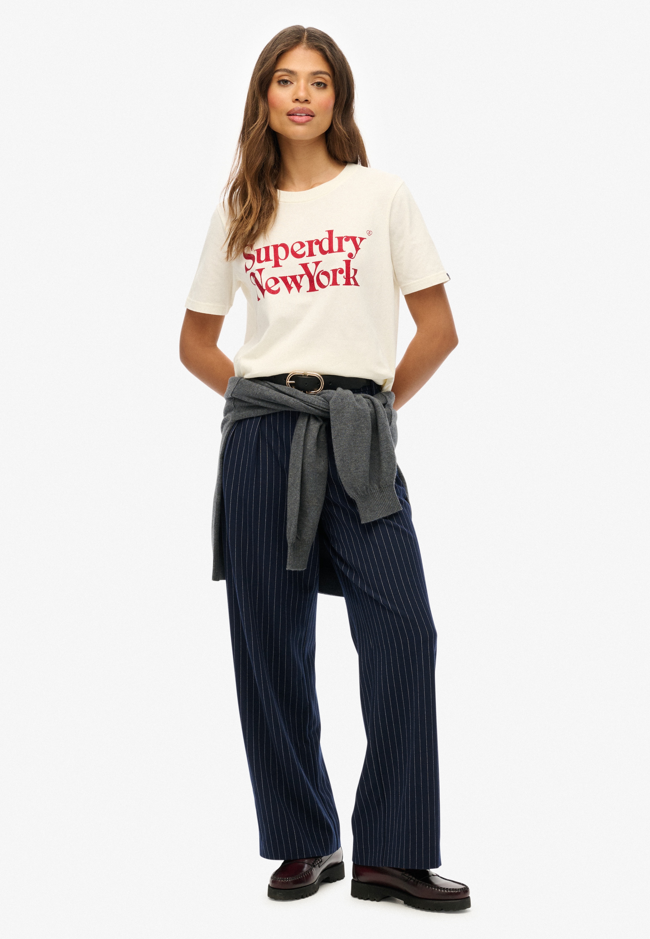 Superdry Print-Shirt »BRAND MARK RELAXED TEE«