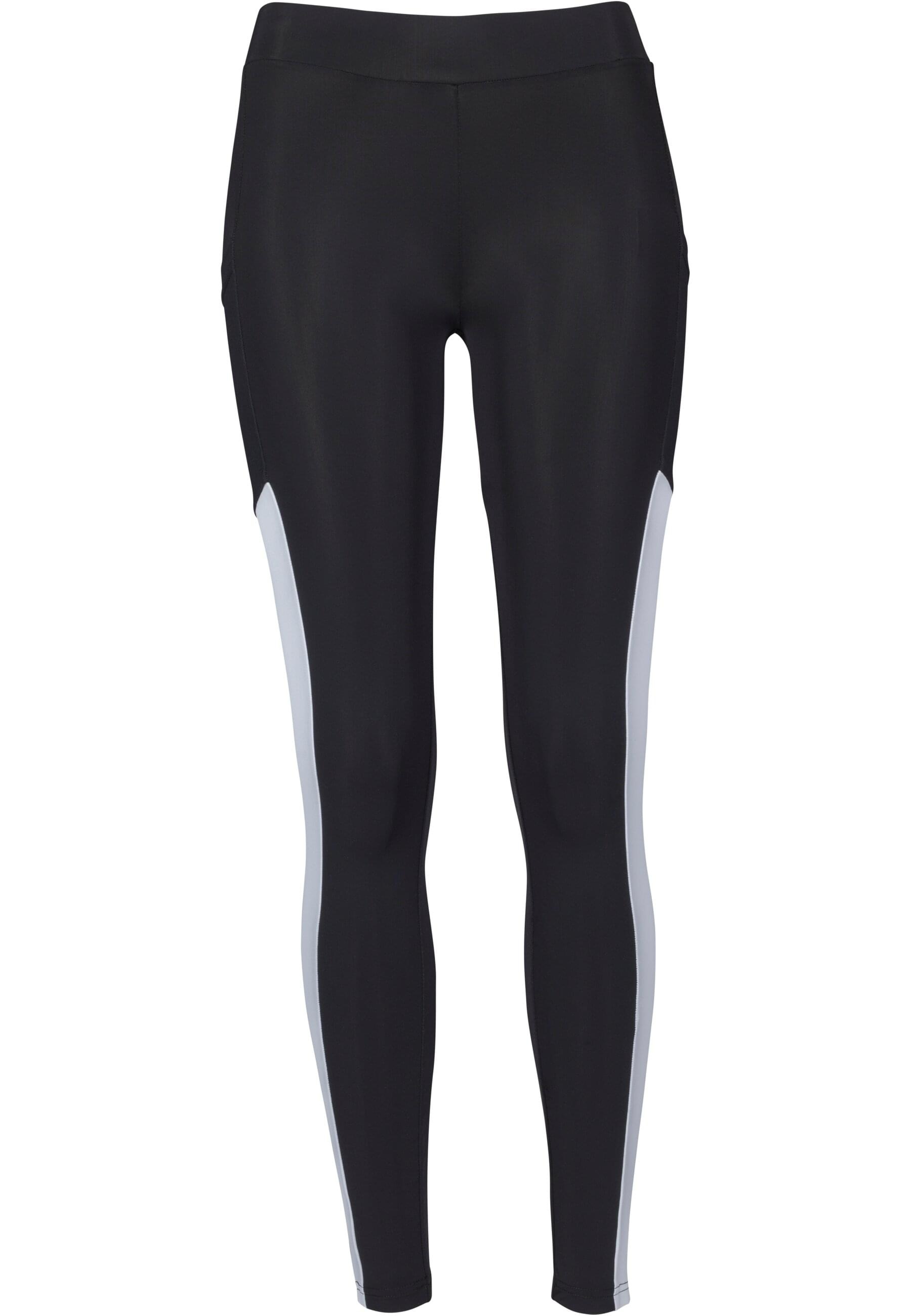 URBAN CLASSICS Leggings »Urban Classics Damen Ladies Tech Mesh Striped Pocket Leggings«, (1 tlg.)