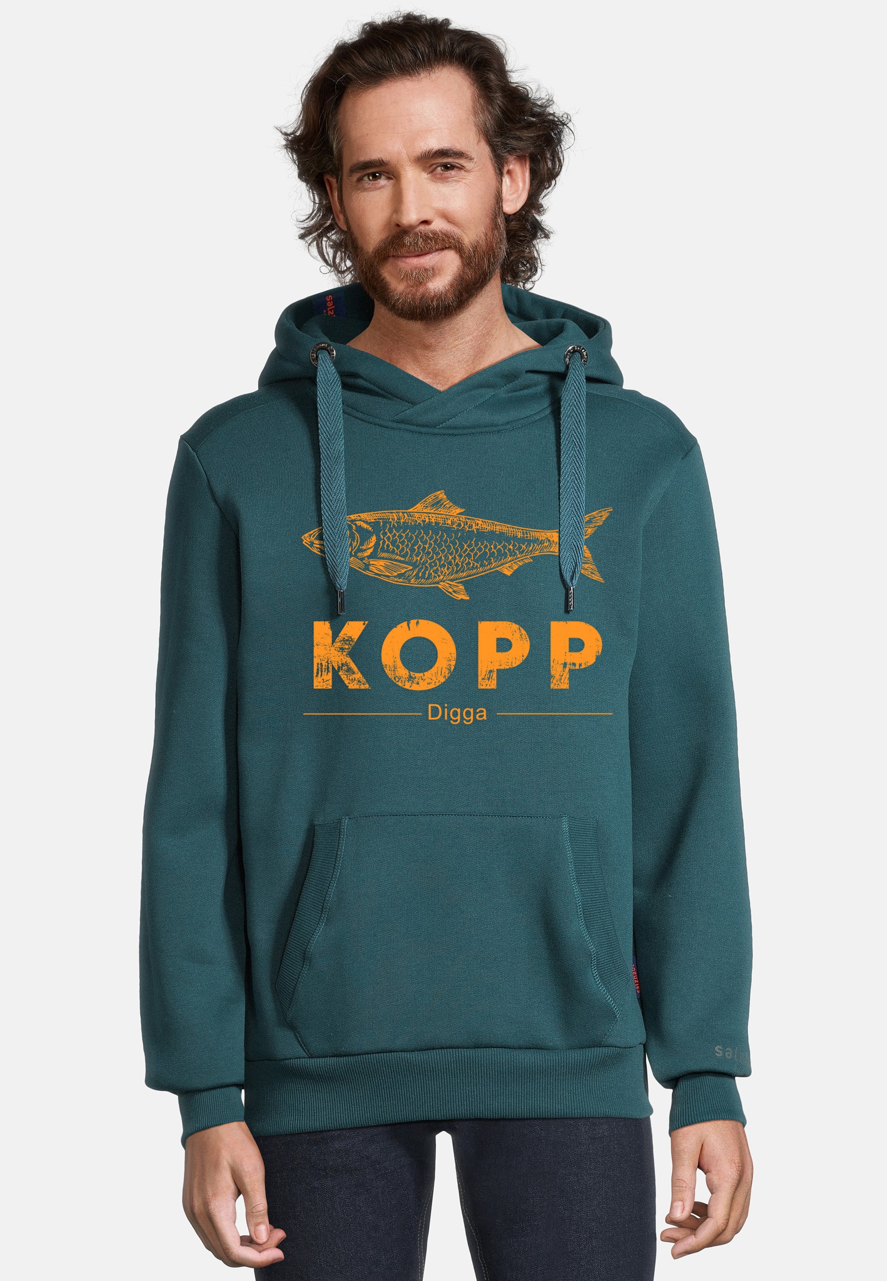 salzhaut Kapuzenpullover "Hoodie HEFF - FISCHKOPP" günstig online kaufen