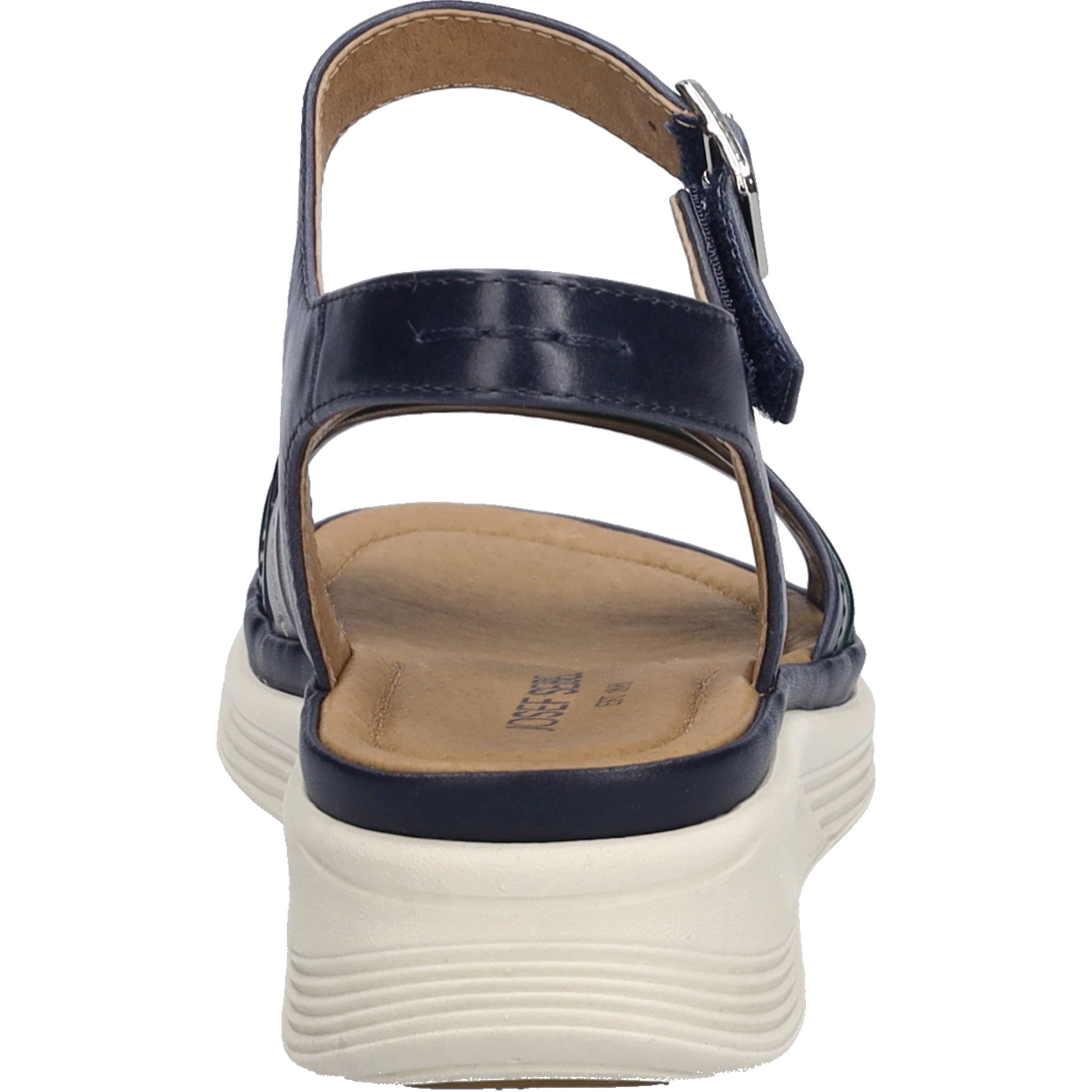 Sandale JOSEF SEIBEL "Sevran 02, dunkelblau-multi", Damen, Gr. 40, blau (dunkelblau, multi), Obermaterial: 100% Rindsleder Leather cow., Schuhe Sandale 3