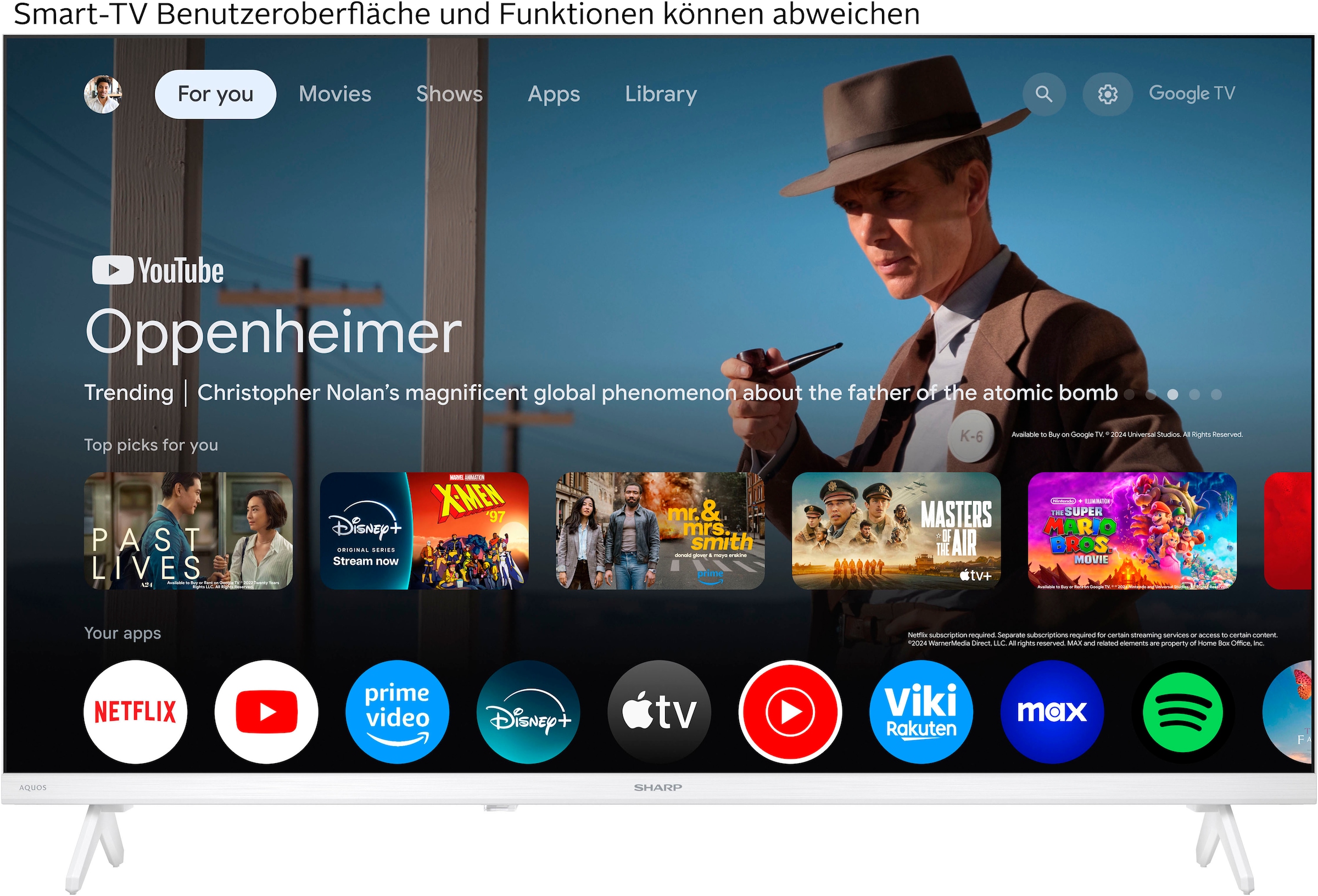 Sharp LED-Fernseher »1T-C32HFx« 80 cm/32 ″ Smart-TV