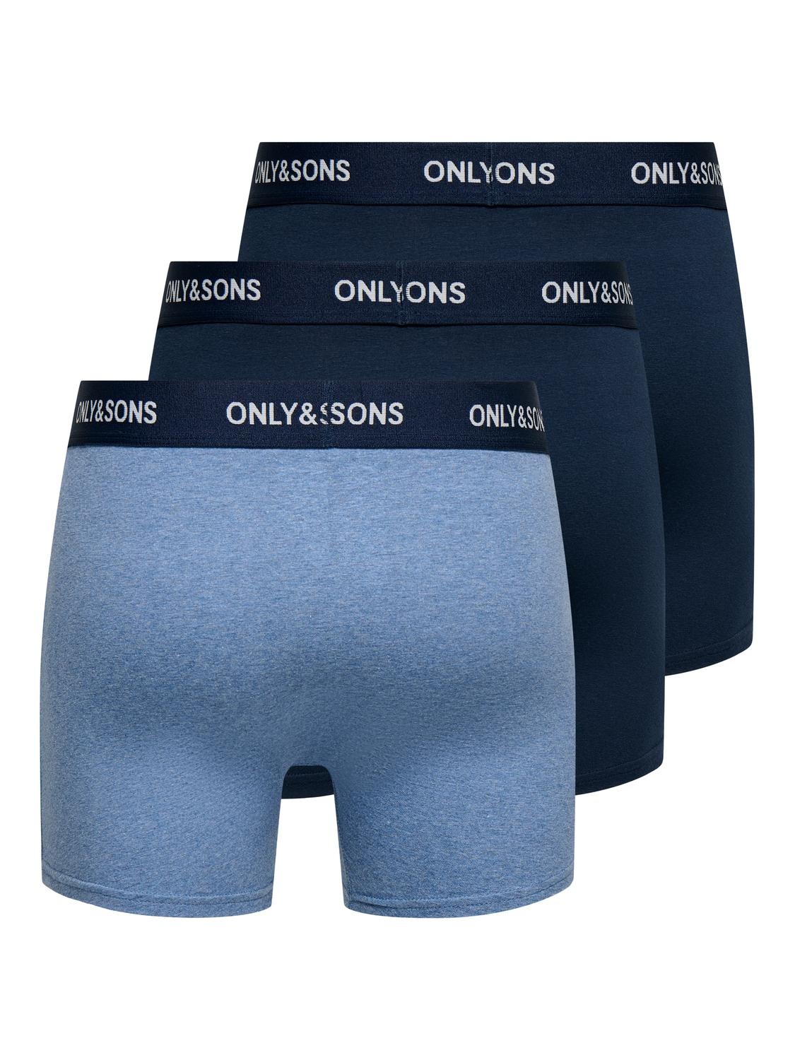 ONLY & SONS Trunk "ONSFITZ SOLID BLACK TRUNK 3PACK NOOS" Packung, 3 Stk. günstig online kaufen