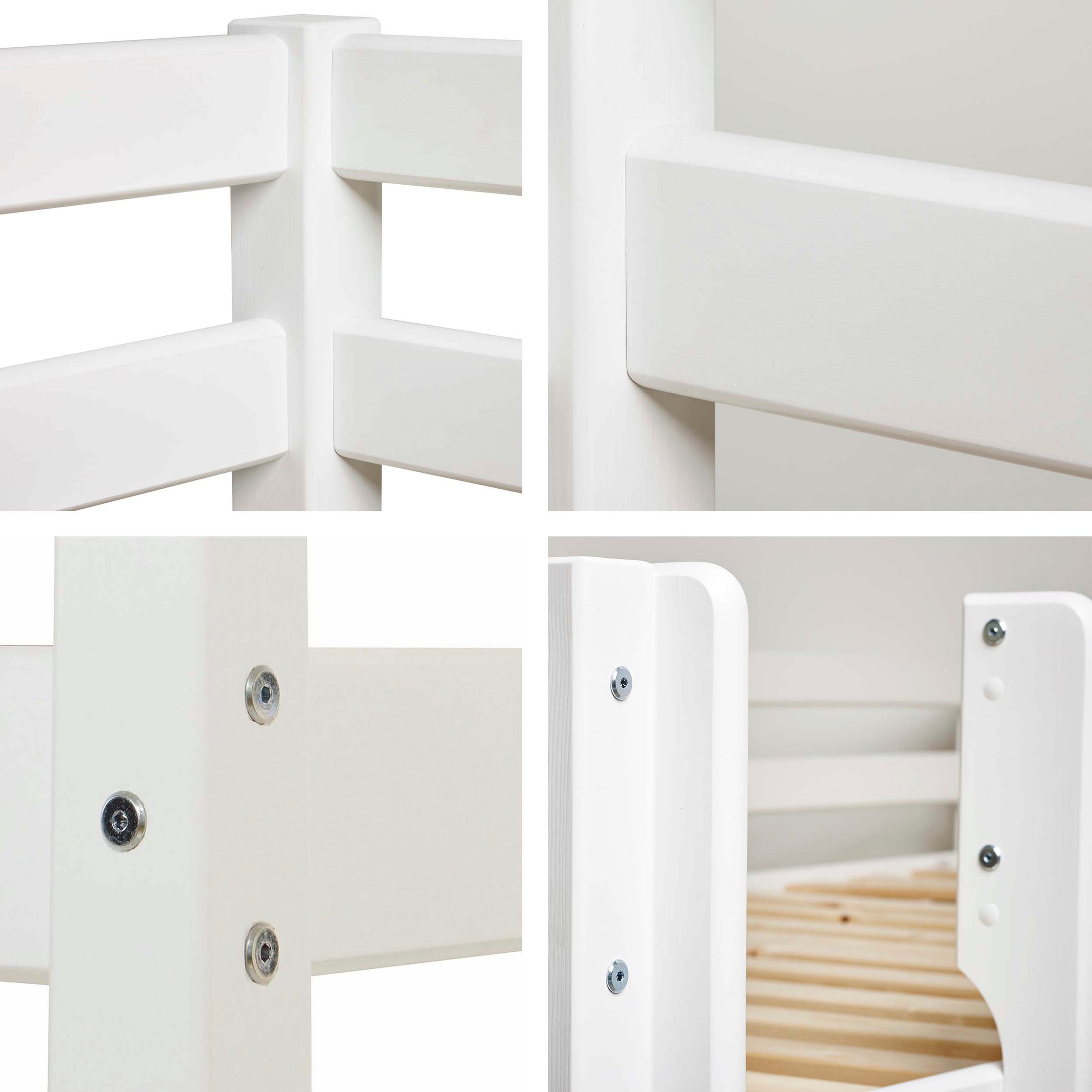 Hoppekids Spielbett »ECO COMFORT, Hochbett, in 2 Einzelbetten teilbar«, Höhe 72cm, Farbe & Größe & Matratze