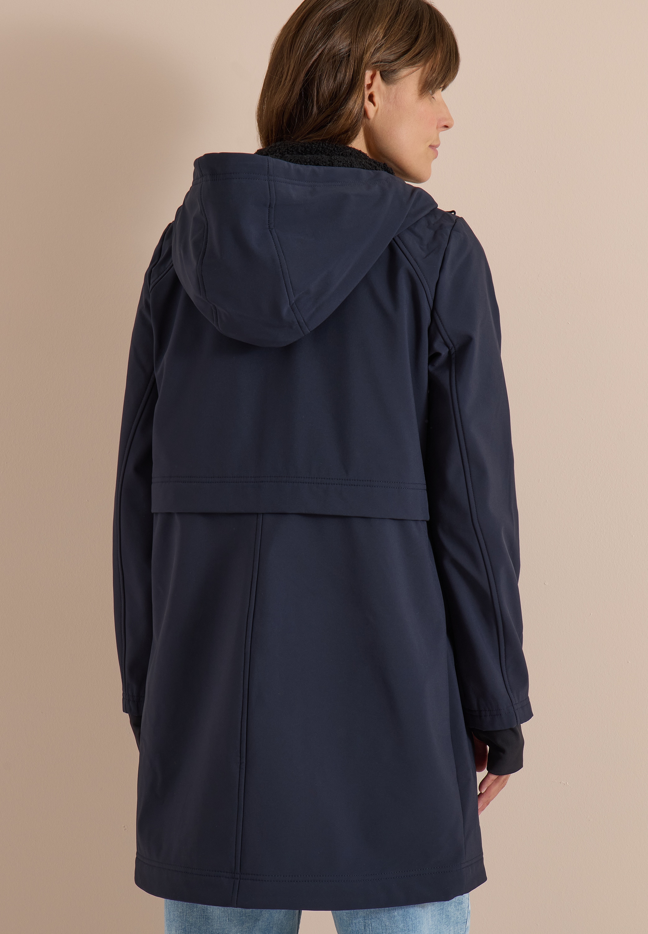 Cecil Softshellmantel mit Kapuze, wasserabweisend, Softshell