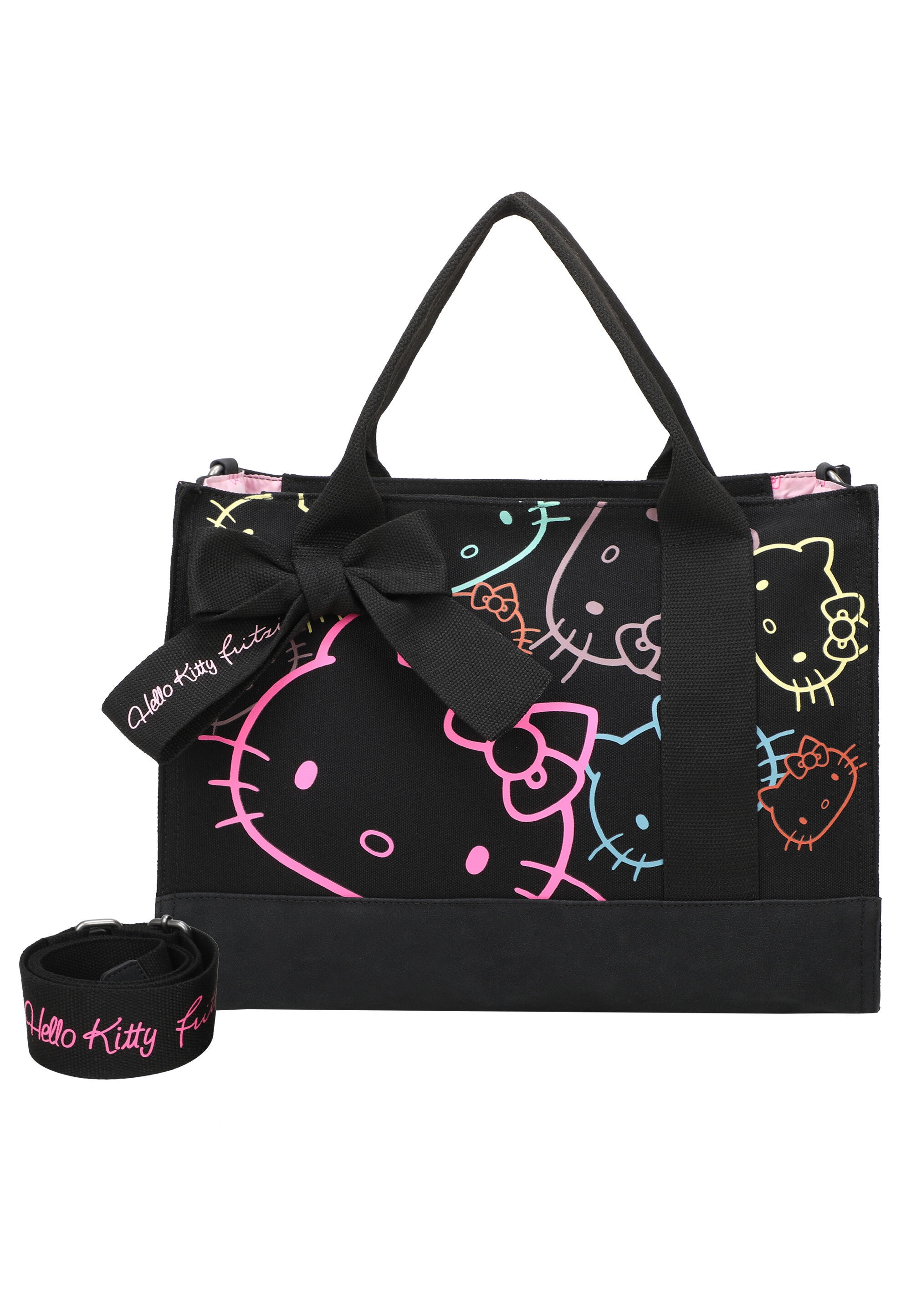 Fritzi aus Preußen Shopper "Hello Kitty fritzi Tote Bag Canvas Limited Outline" mit Hello-Kitty-Prints