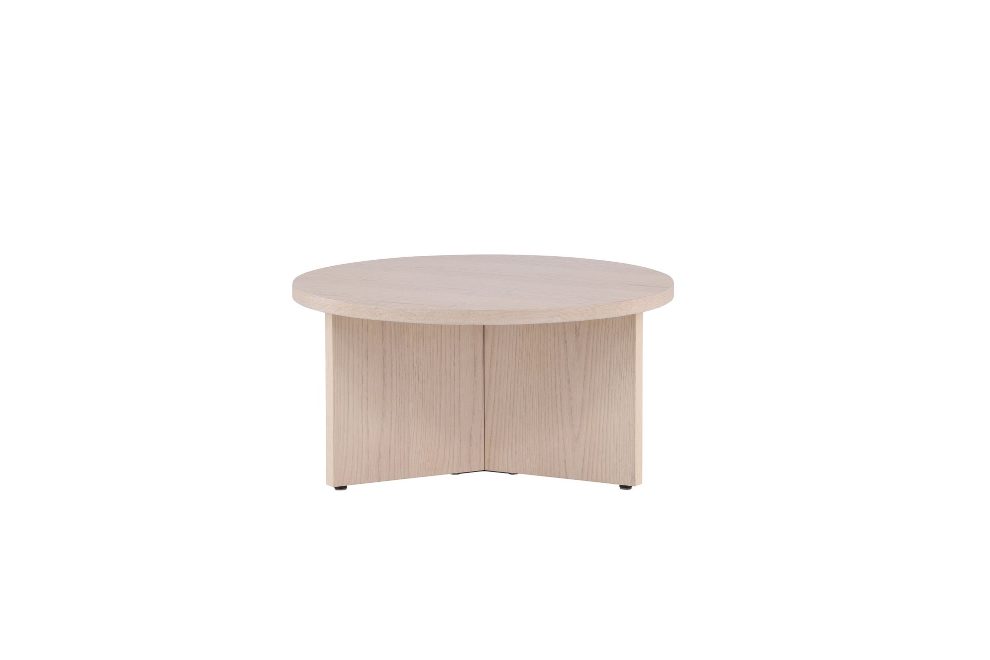 Venture Home Couchtisch »Saltö, runder Couchtisch in Holzfurnier-Optik, Ø 85 cm« Sofatisch, Furnier, rund, gepflegt, behaglich, edel