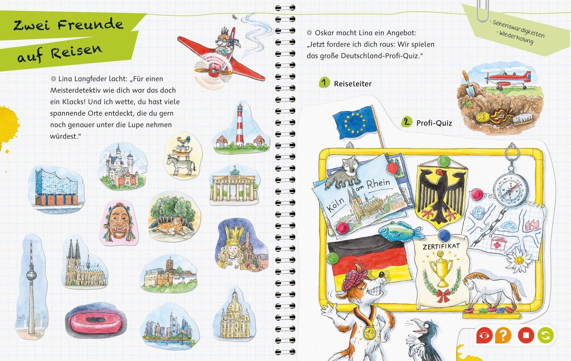 Ravensburger Buch »tiptoi® Lern mit mir! - Deutschland«, ; Made in Germany