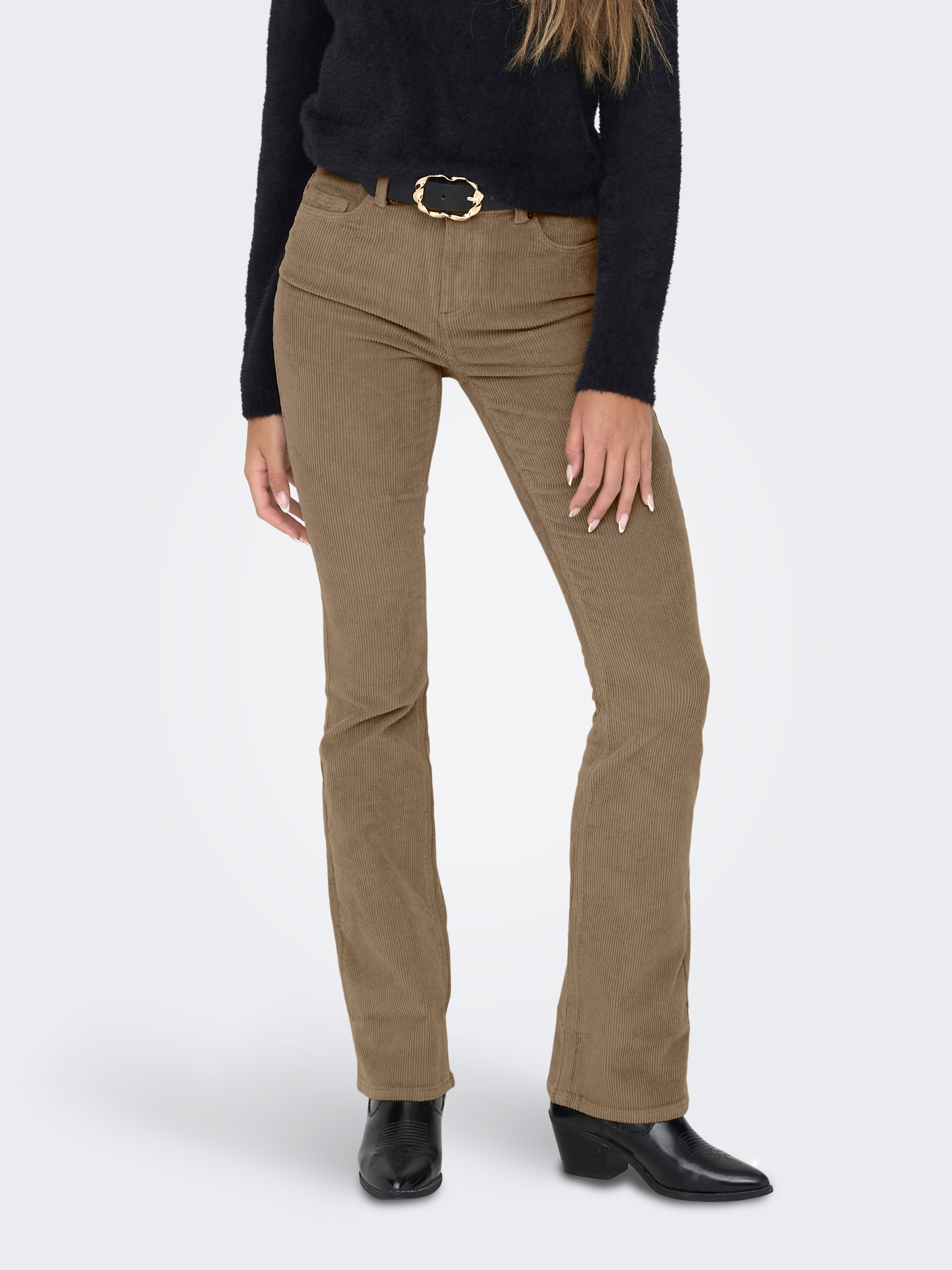 ONLY "ONLMARY – Flared Cordhose mit Stretchkomfort" Baumwollmischung, bootcut fit
