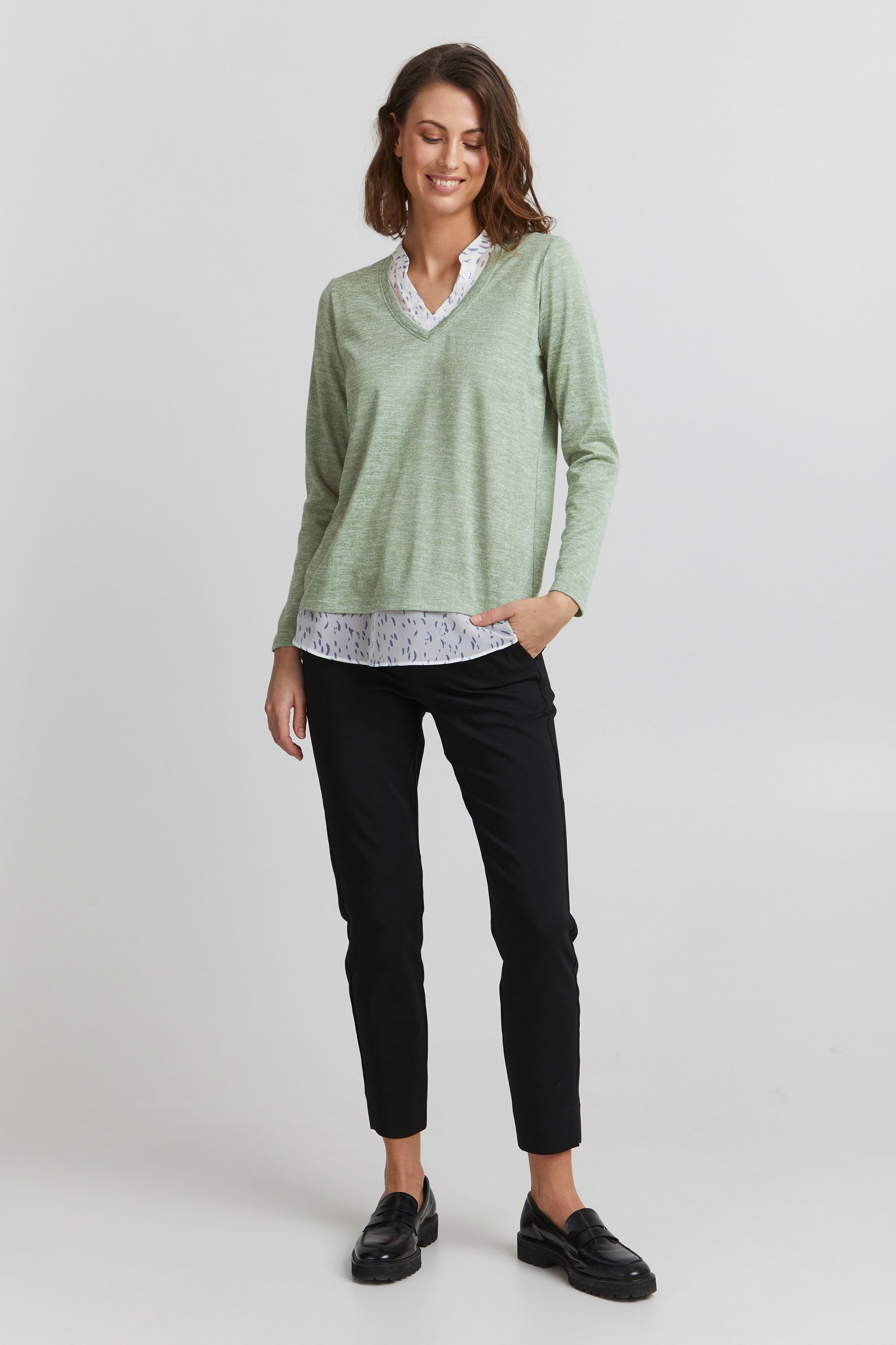 fransa Strickfleece-Pullover »Strickpullover FRFerexan«