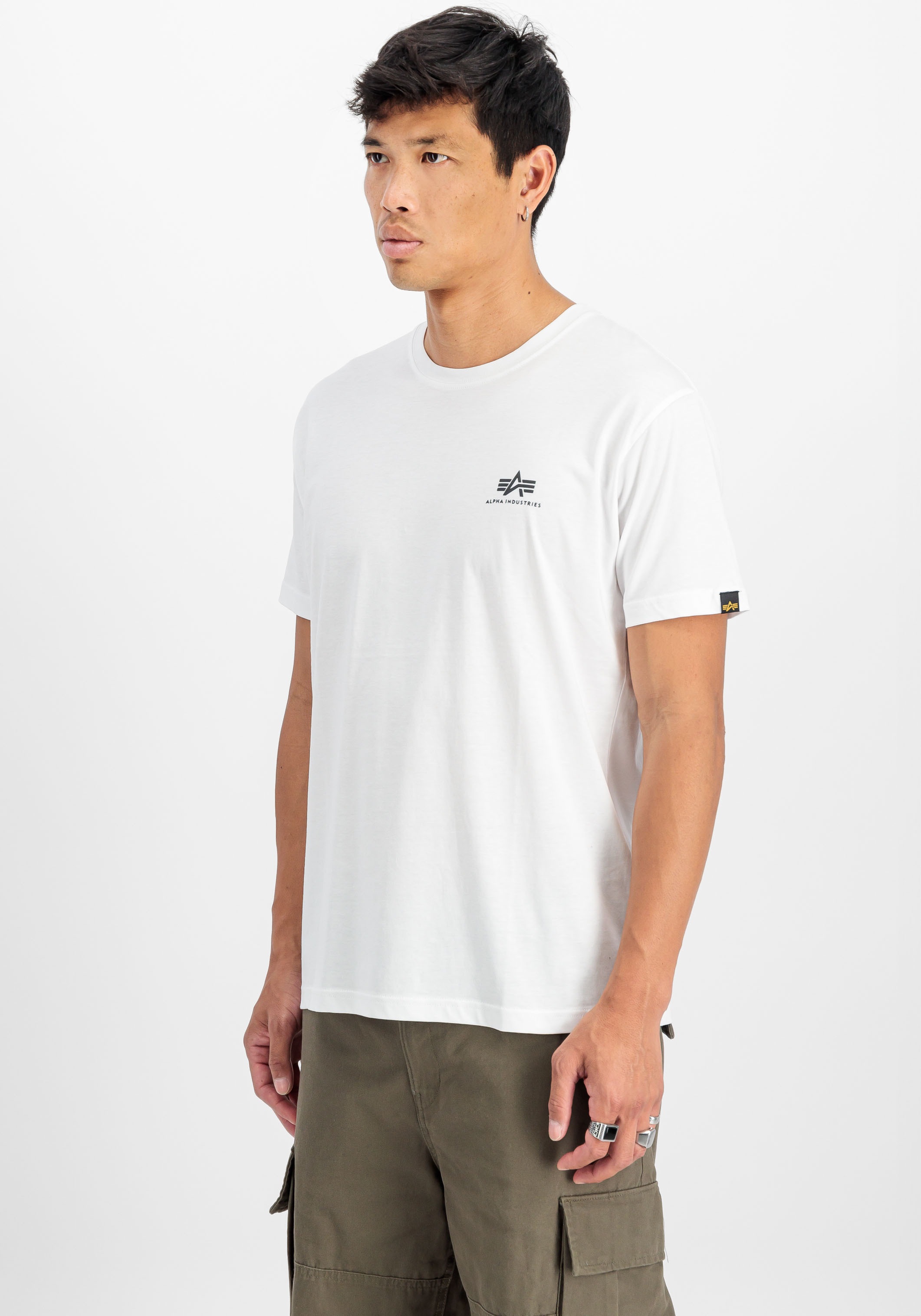 Alpha Industries Rundhalsshirt "Basic T Small Logo 2 Pack" Set, 2 Stk. tlg. günstig online kaufen