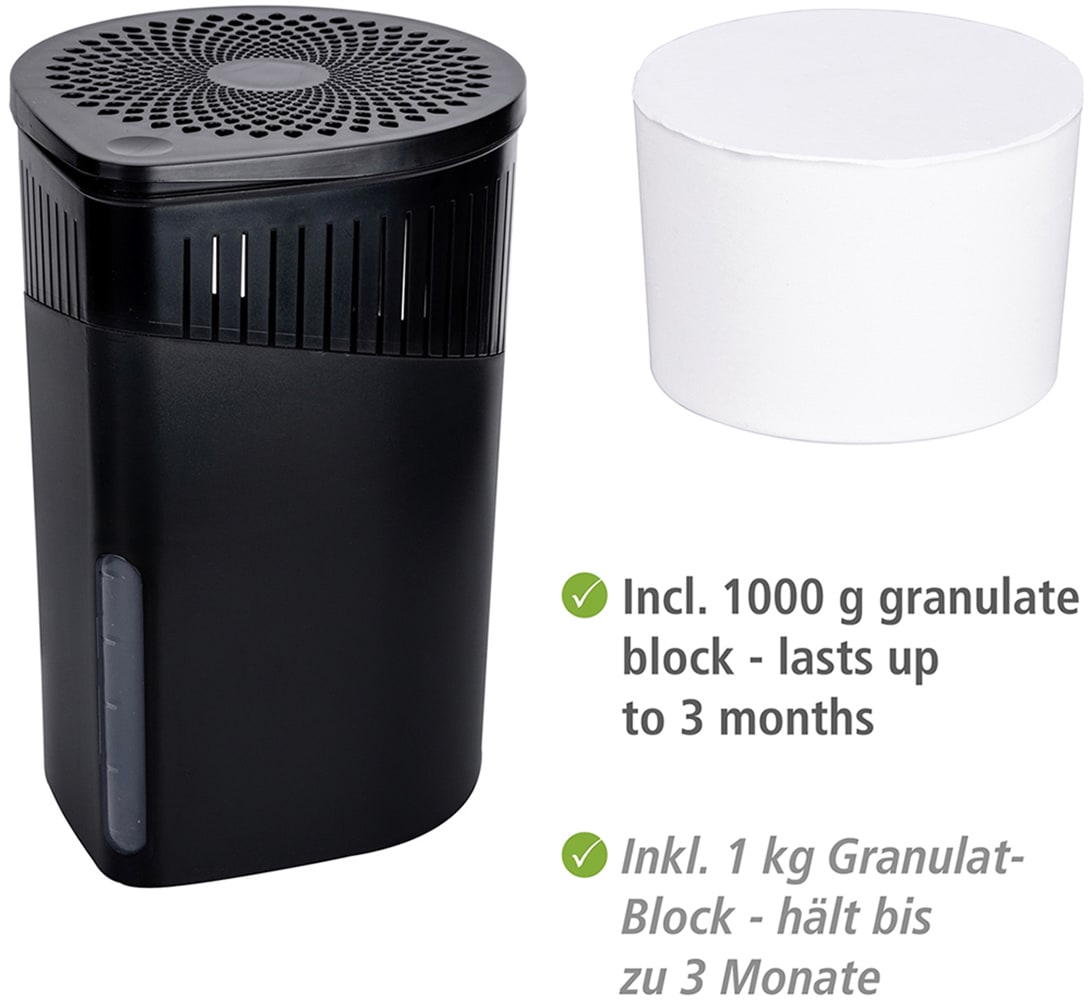 WENKO Luftentfeuchter »Modell Drop« für 80 m³ Räume Tank 1,6 l 2 Entfeuchter mit je 1 x 1000 g Entfeuchter Block