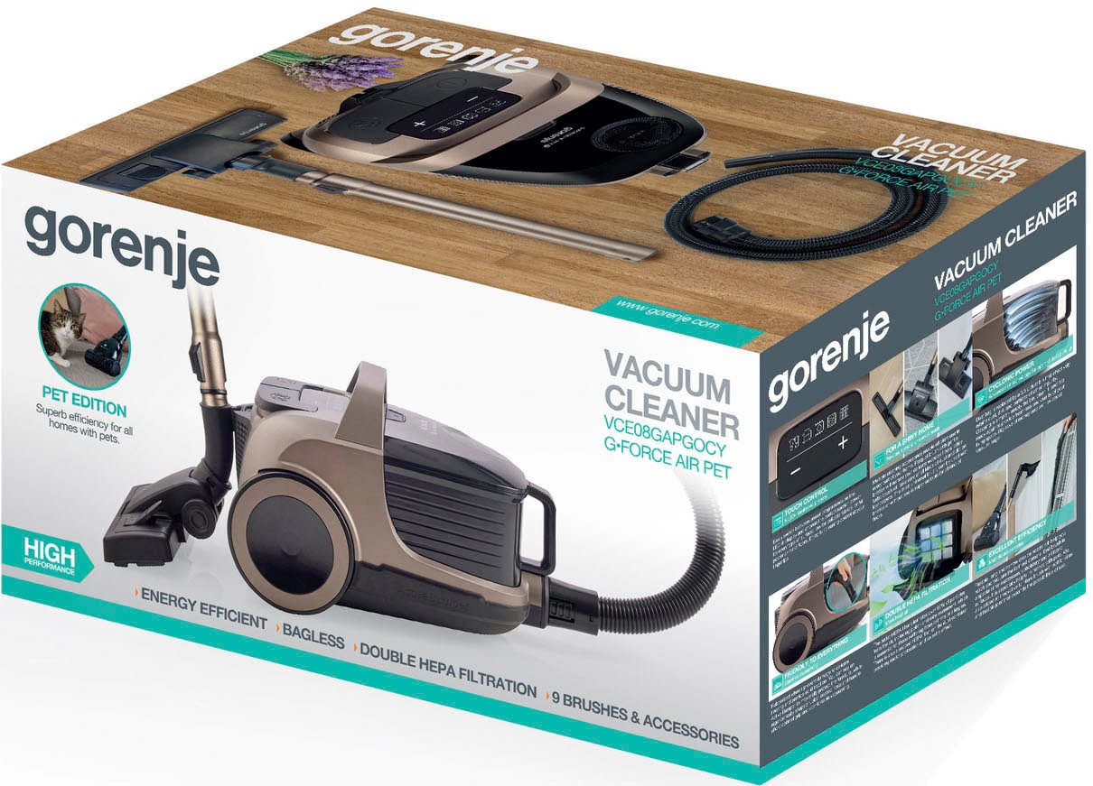 Hisense Bodenstaubsauger »G-FORCEAIR PET VCE08GAPGOCY«, 850 W, beutellos