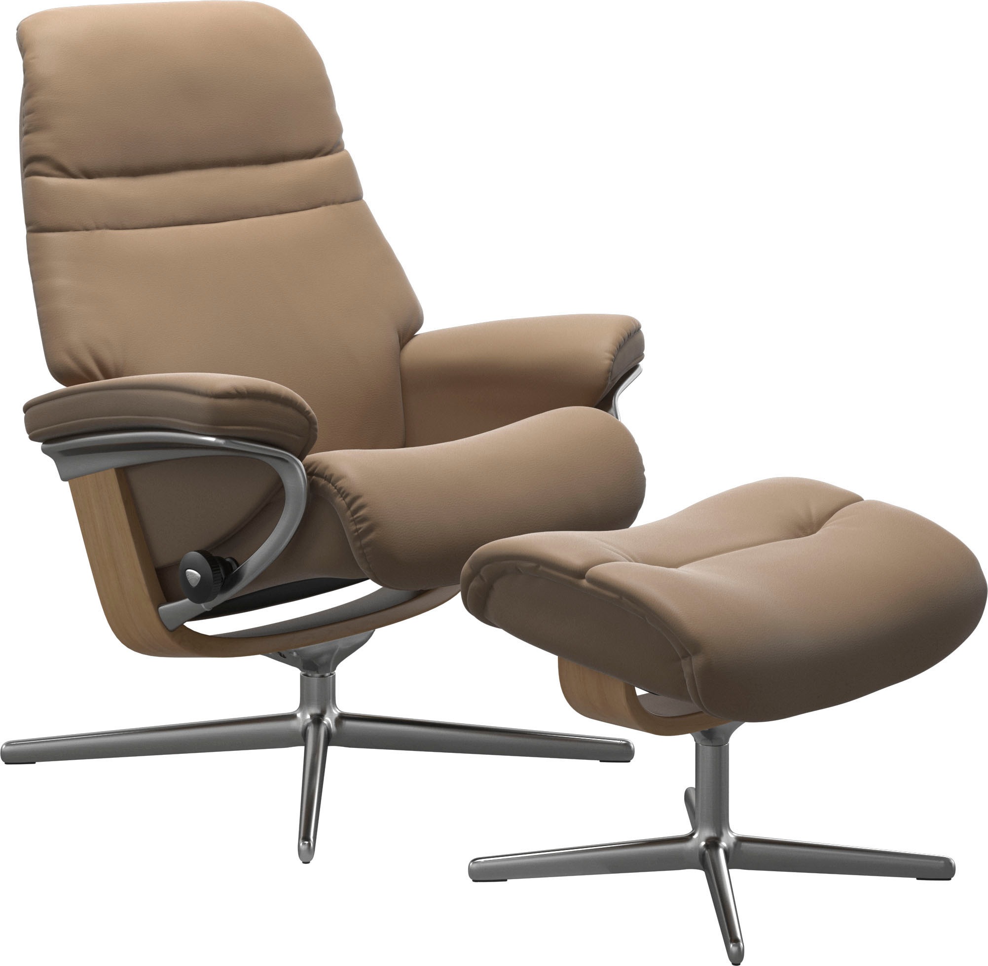 Stressless Relaxsessel "Sunrise", mit Cross Base, Größe S, M & L, Holzakzen günstig online kaufen