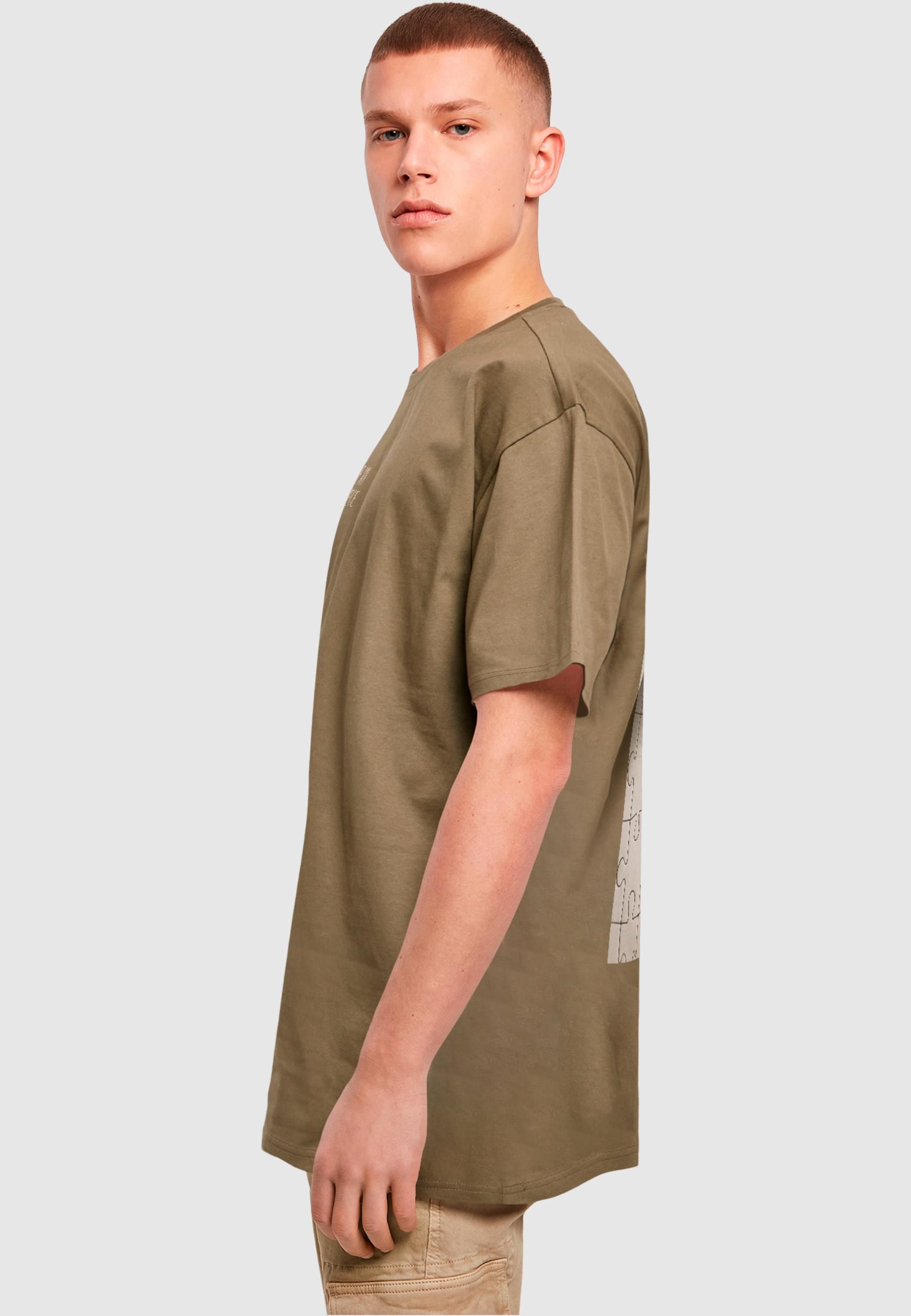 Merchcode T-Shirt »Merchcode Herren Missing Peace Heavy Oversize Tee«, (1 tlg.)