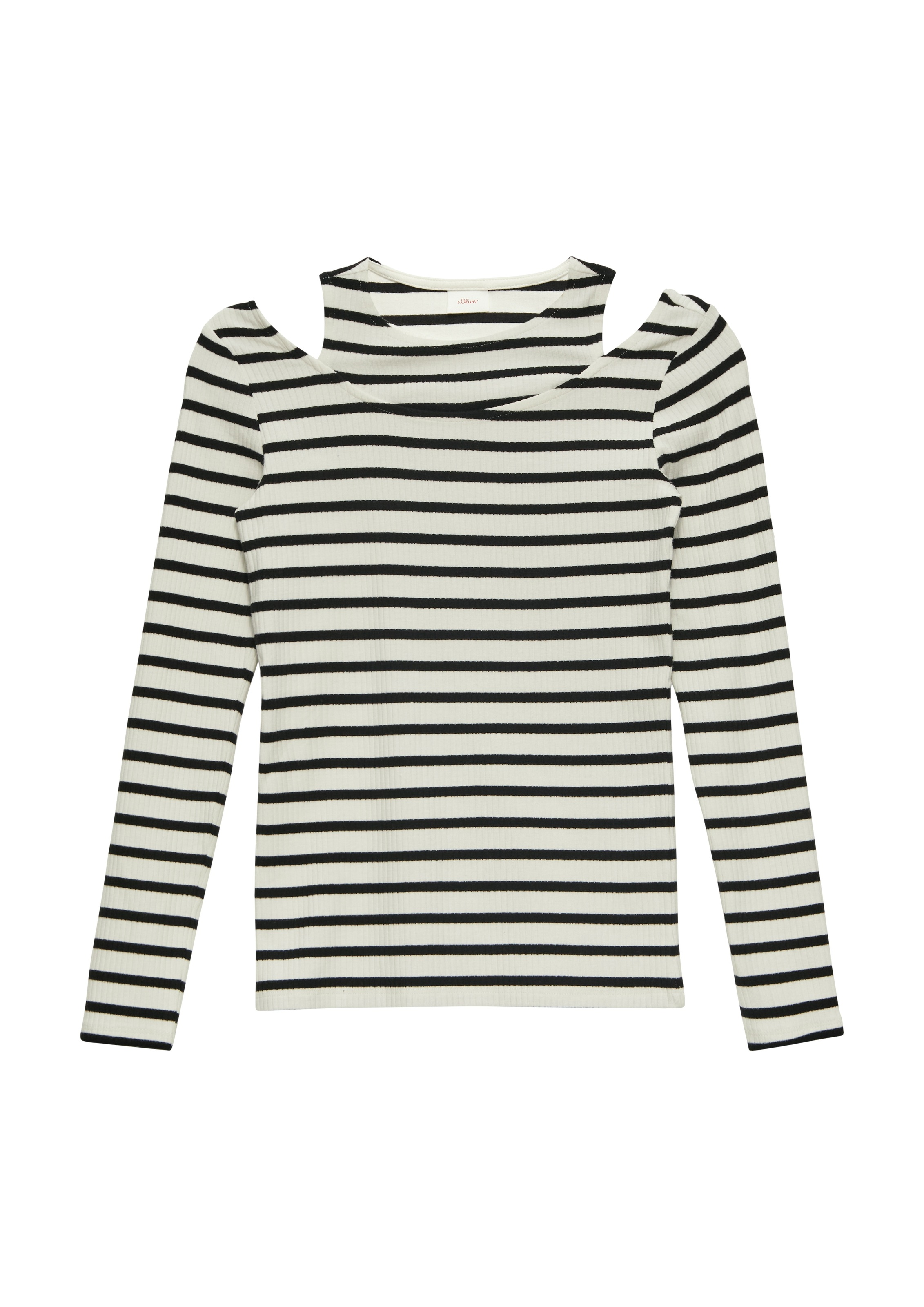 s.Oliver Junior Longsleeve su Rippstruktur