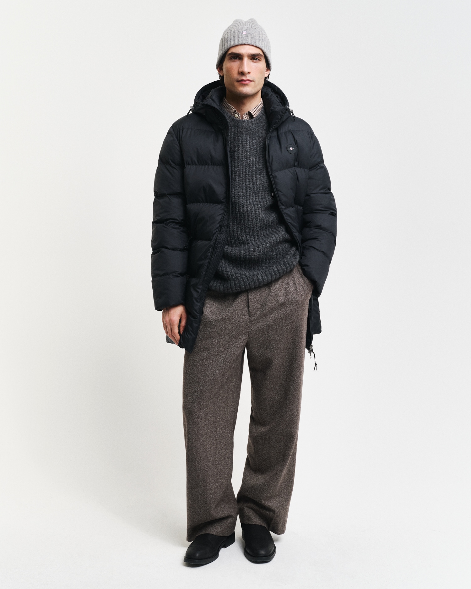 Gant Steppjacke »ACTIVE CLOUD MID LENGTH JACKET«, mit Kapuze