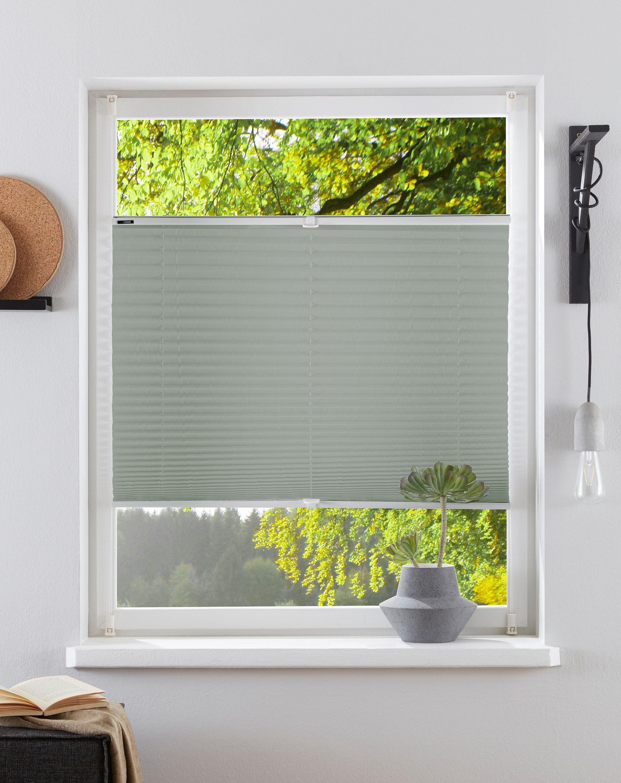 OTTO home Plissee "DAHRA - in Crush-Optik" Lichtschutz ohne Bohren verspann günstig online kaufen