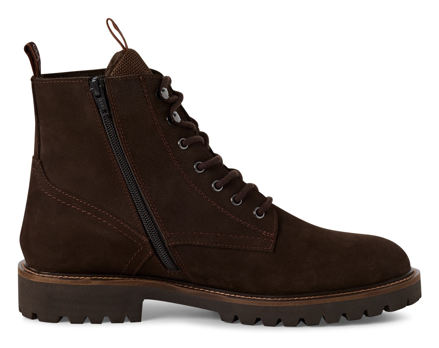 MARCO TOZZI by GMK Schnürboots, Blockabsatz, Schnürstiefelette mit praktischem Innenreißverschluss