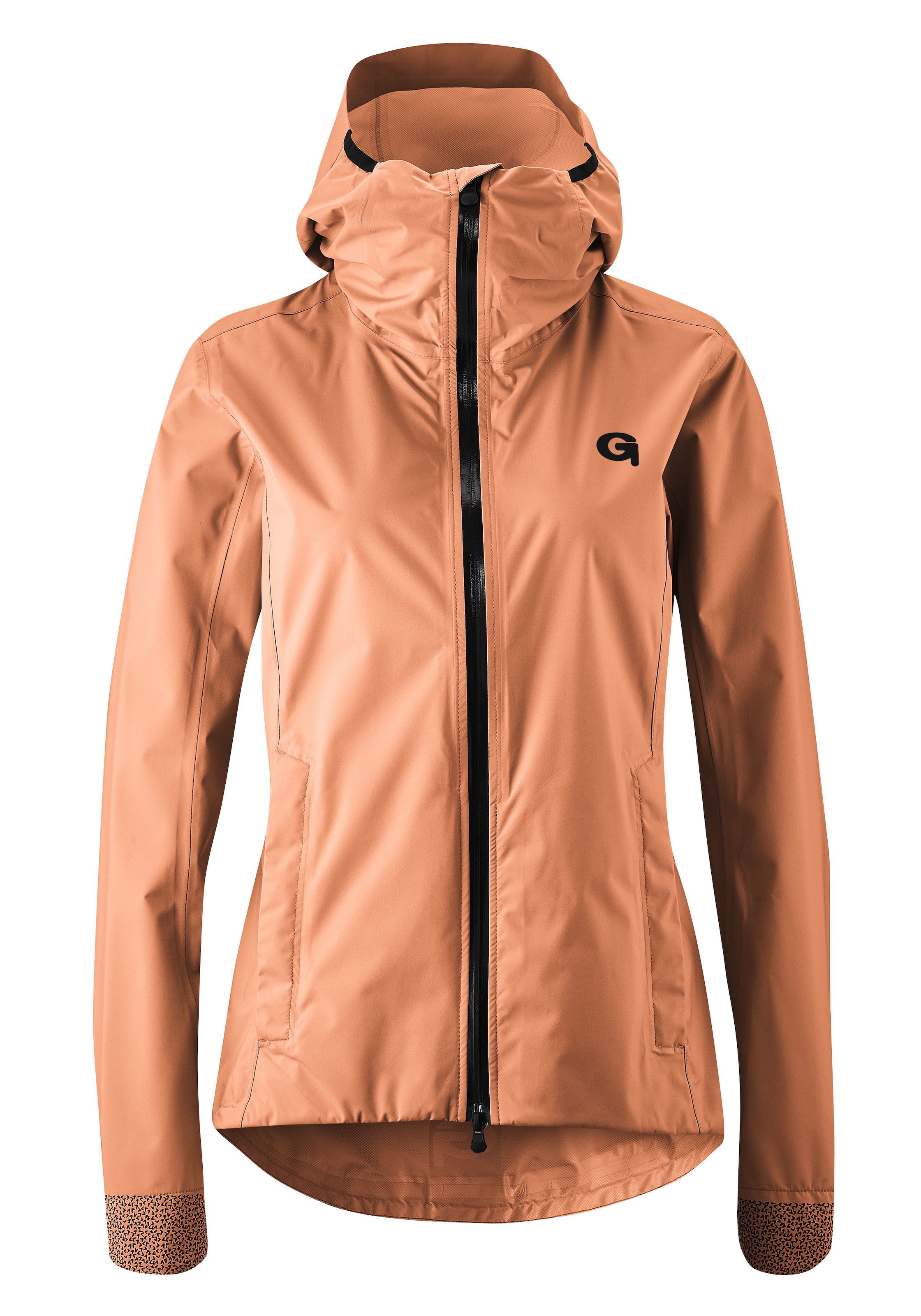 Gonso Fahrradjacke "Save Jacket Trail W", Damen Regenjacke wind- und wasserdicht, Radjacke mit Kapuze