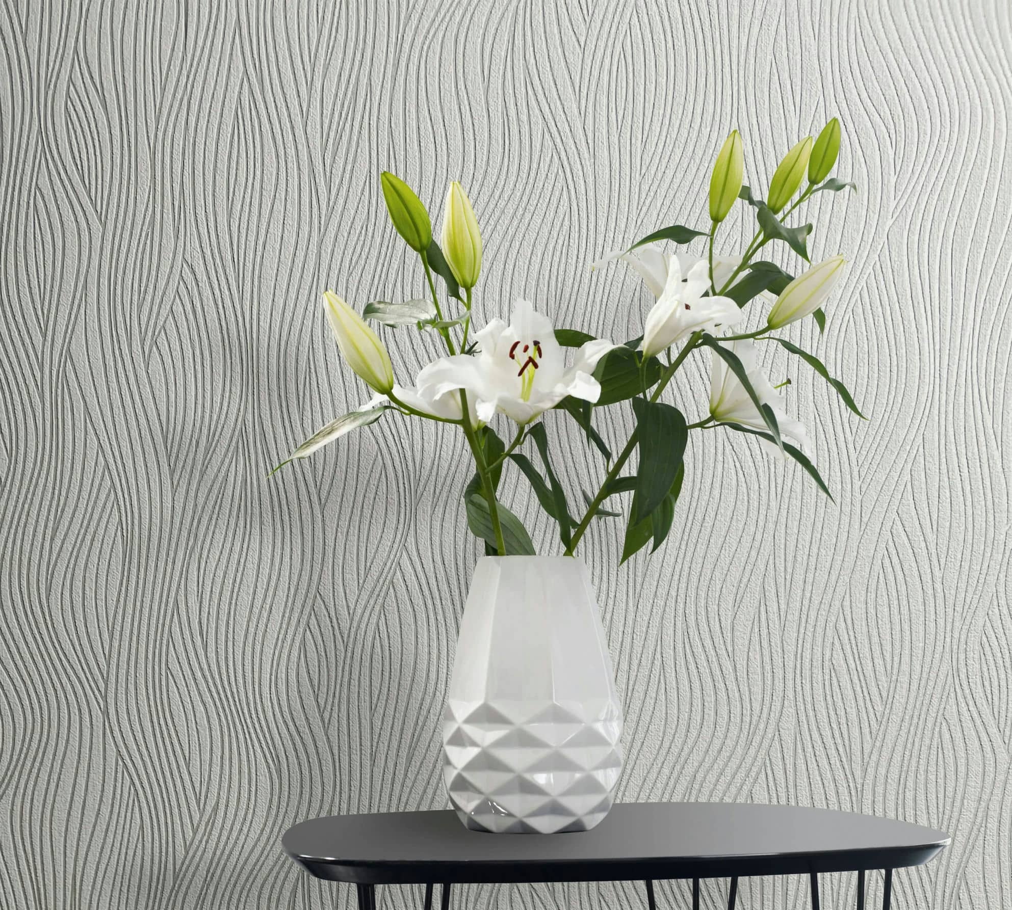 Marburg Vliestapete "Serene Stripes" Streifen moderne Tapete für Wohnzimmer Schlafzimmer Küche