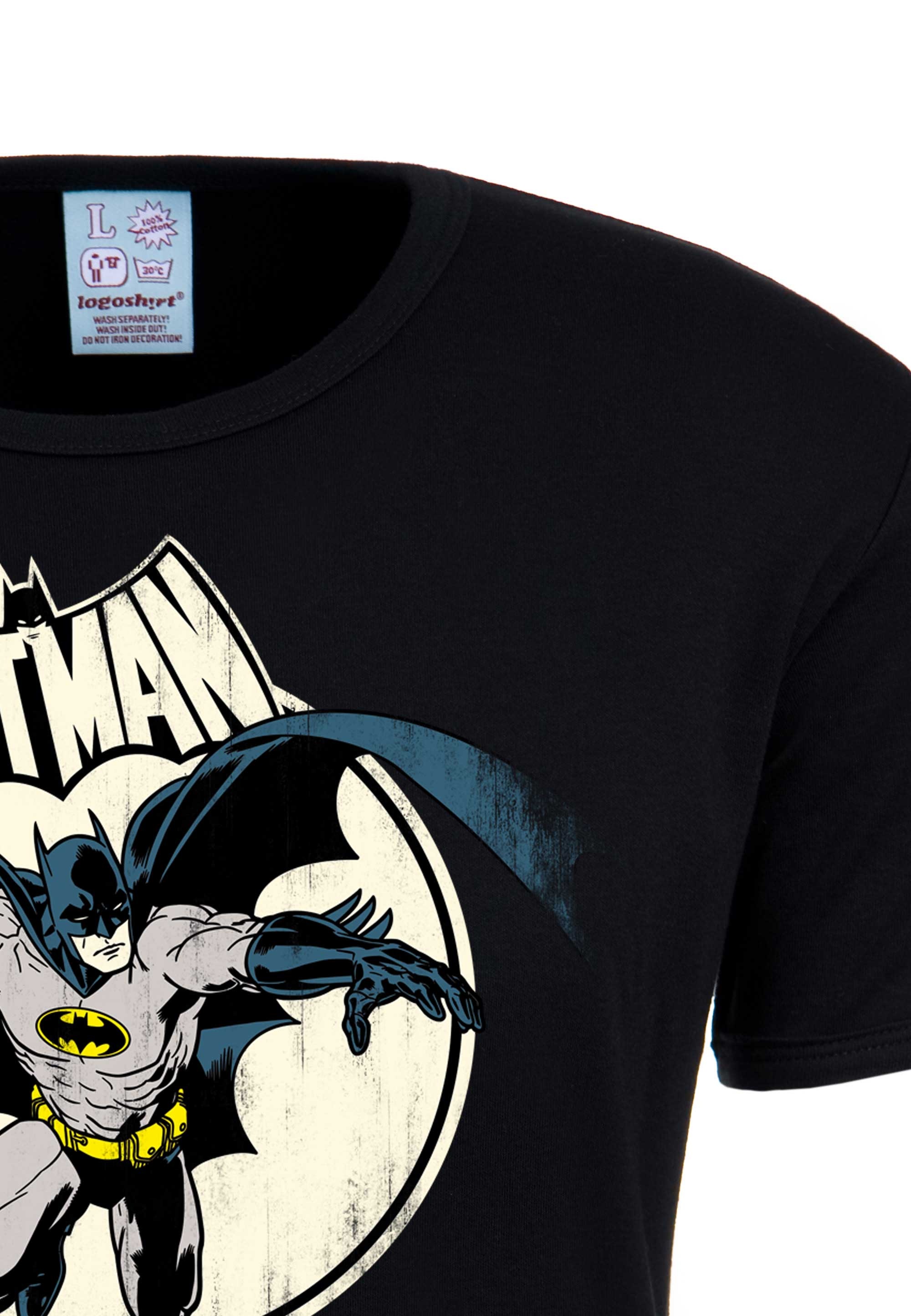 LOGOSHIRT T-Shirt »Batman«, mit Vintage-Print