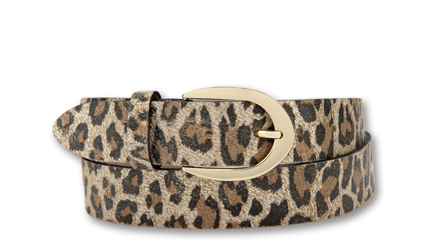 BERND GÖTZ Ledergürtel "Ledergürtel mit leicht glänzendem Metallicprint in günstig online kaufen