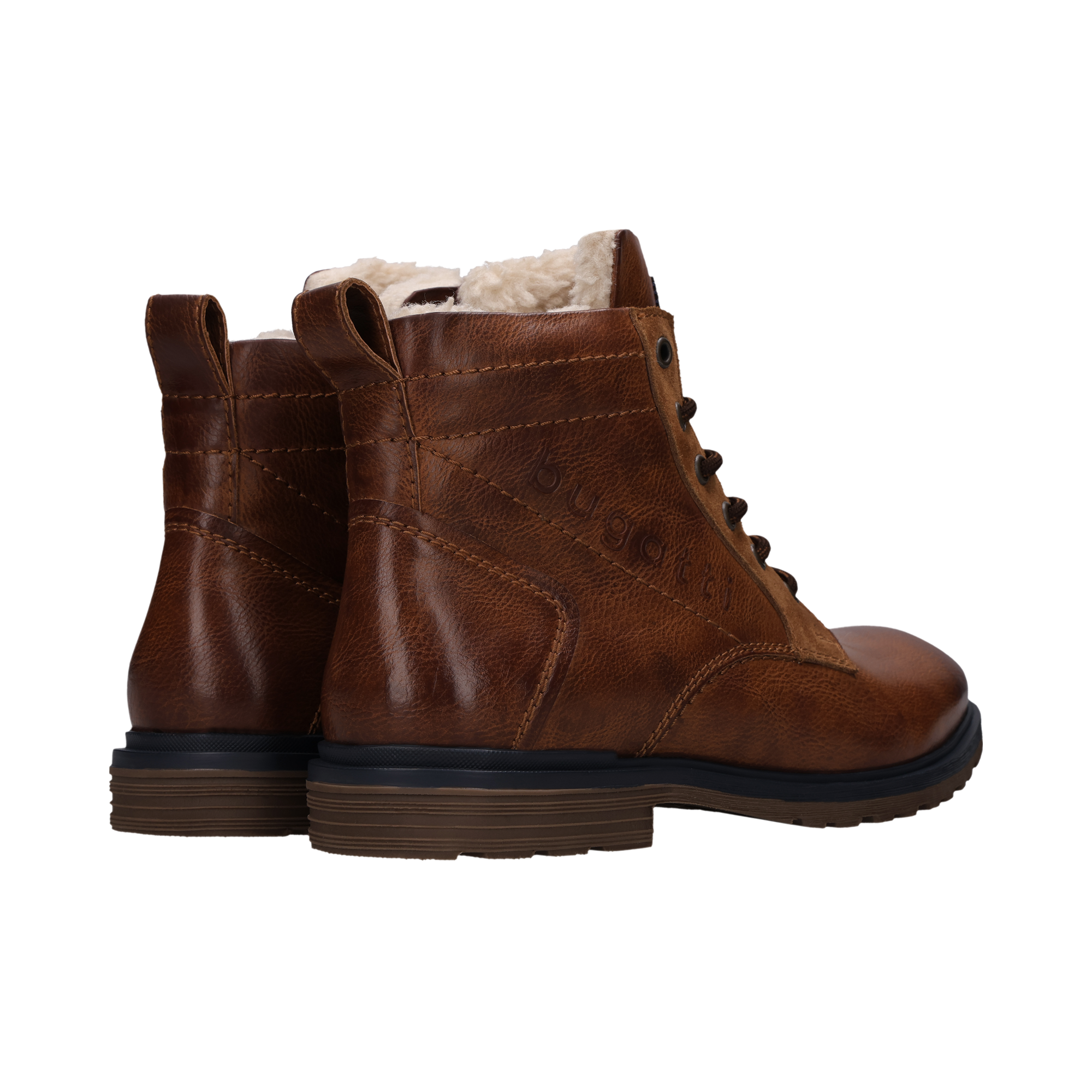 bugatti Schnürboots  Schnürstiefelette, Winterboots mit Reißverschluss