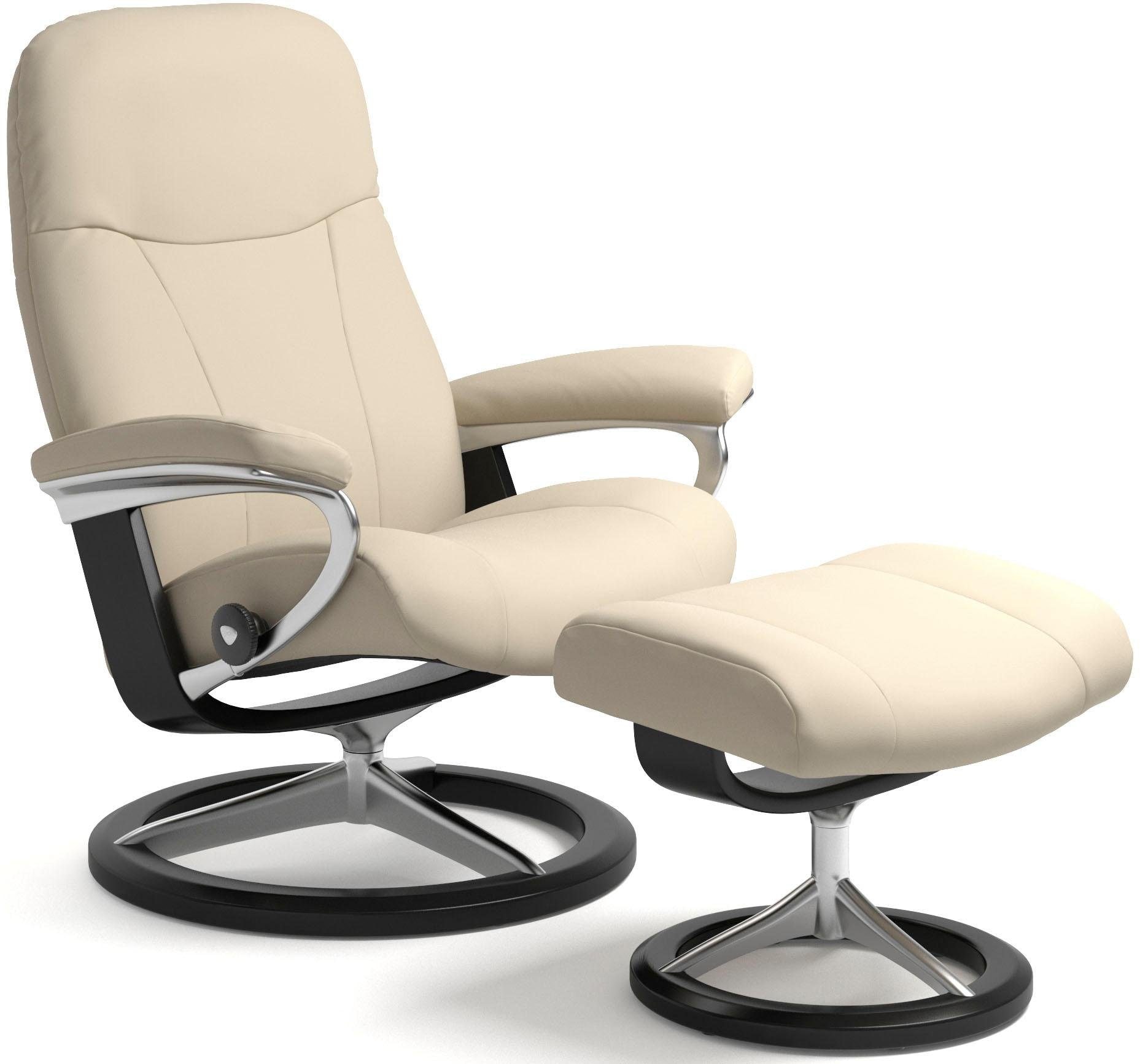 | mit Stressless® Gestell »Garda«, Relaxsessel Base, M, Größe BAUR Schwarz kaufen Signature